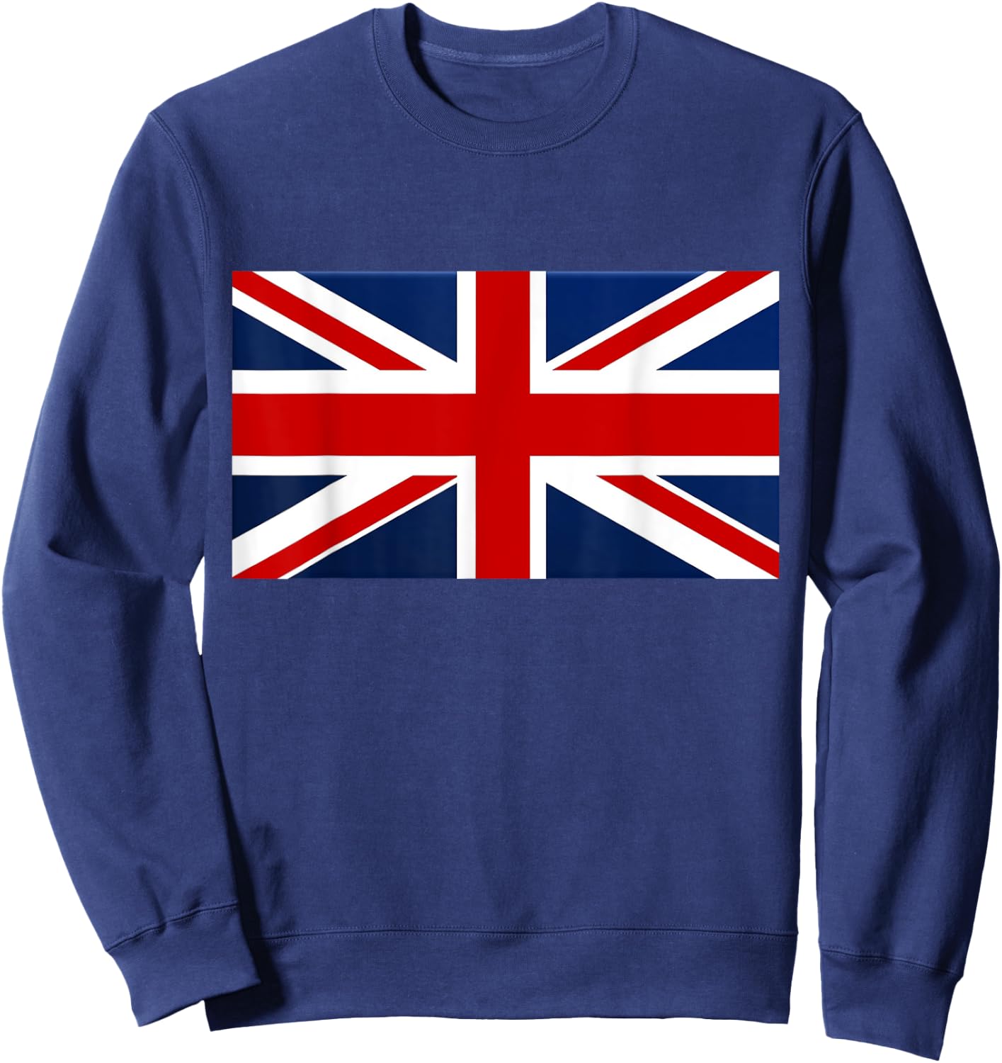 Union Jack Flag , Black, S Sweatshirt - Sweatshirt | Navy