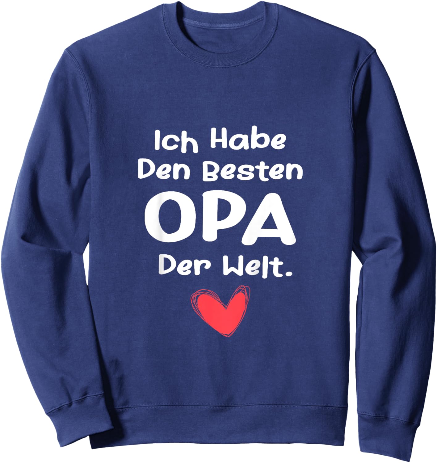 Ich habe den besten Opa der Welt Kinder Mädchen & Junge Sweatshirt - Sweatshirt | Navy