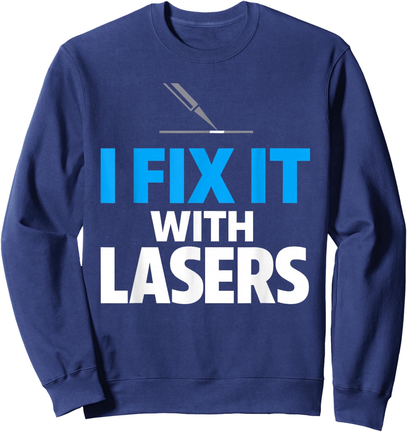 Laser Engraver Laser Engraving Maker Laser CNC Laser Sweatshirt - Sweatshirt | Navy