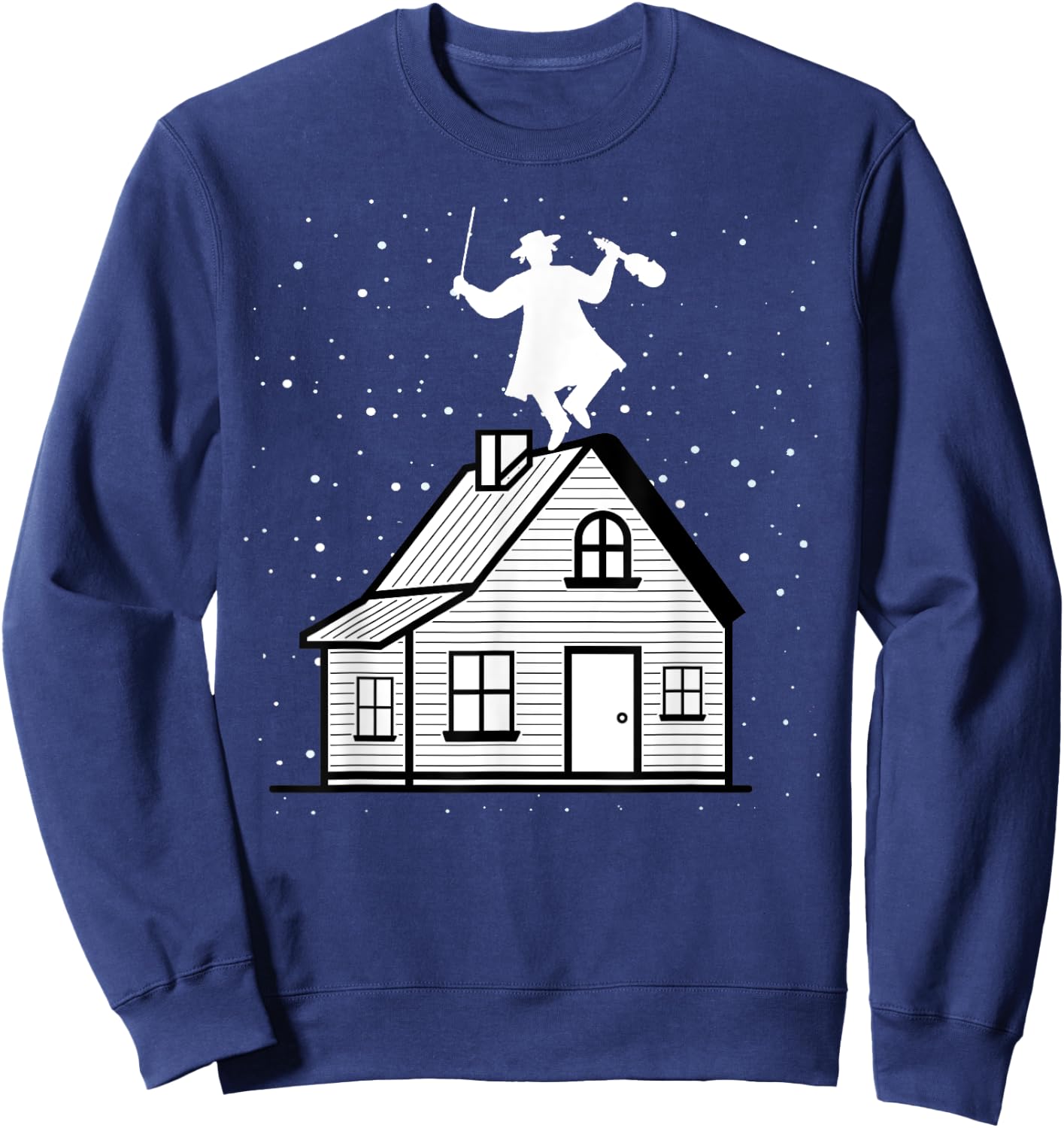 Fiddler On Roof Retro Musical Theater Broadway Theatre Sweatshirt - Sweatshirt | Navy