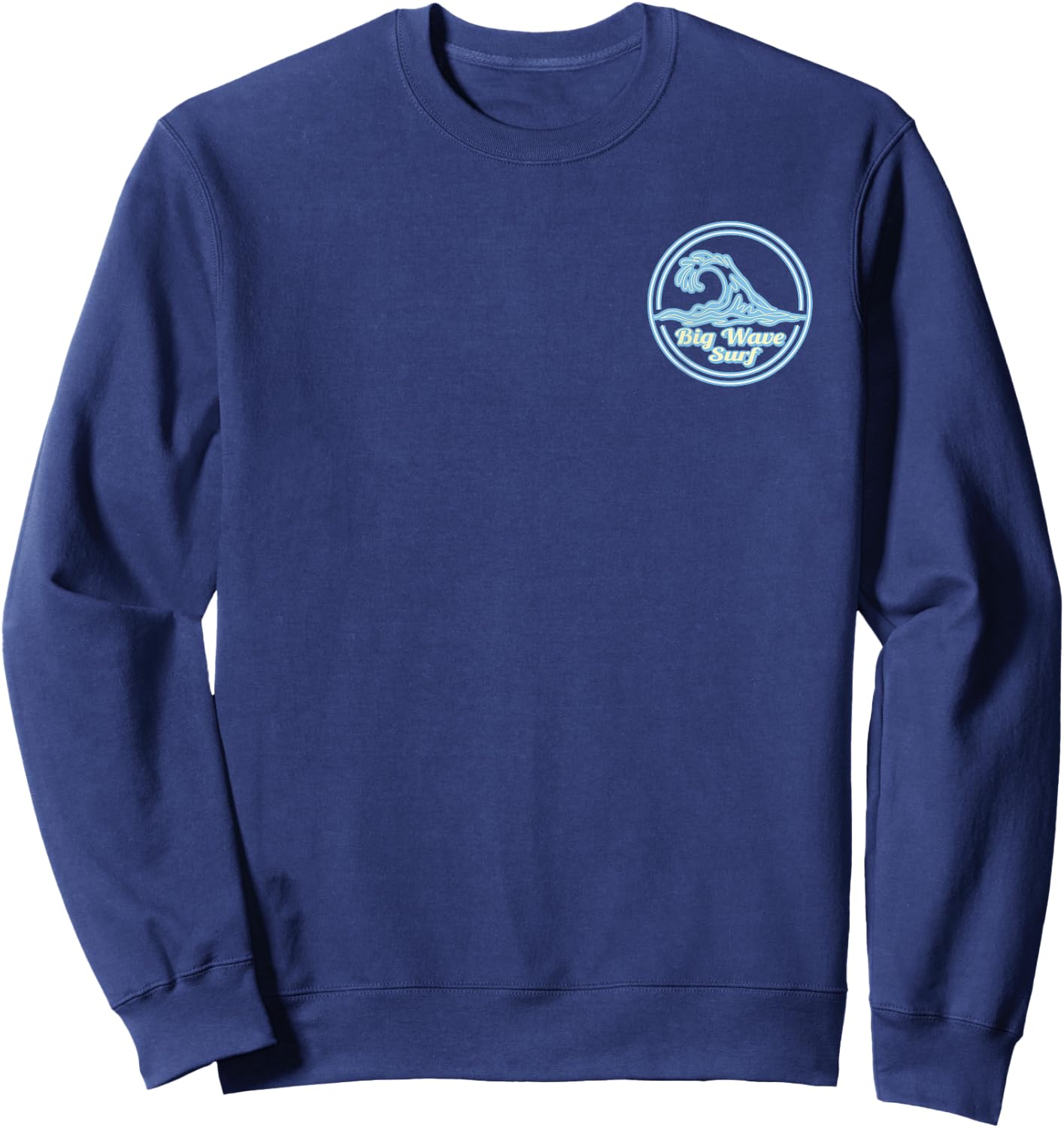 Kirra Beach, Queensland, Big Wave Surf graphic Sweatshirt - Sweatshirt | Navy