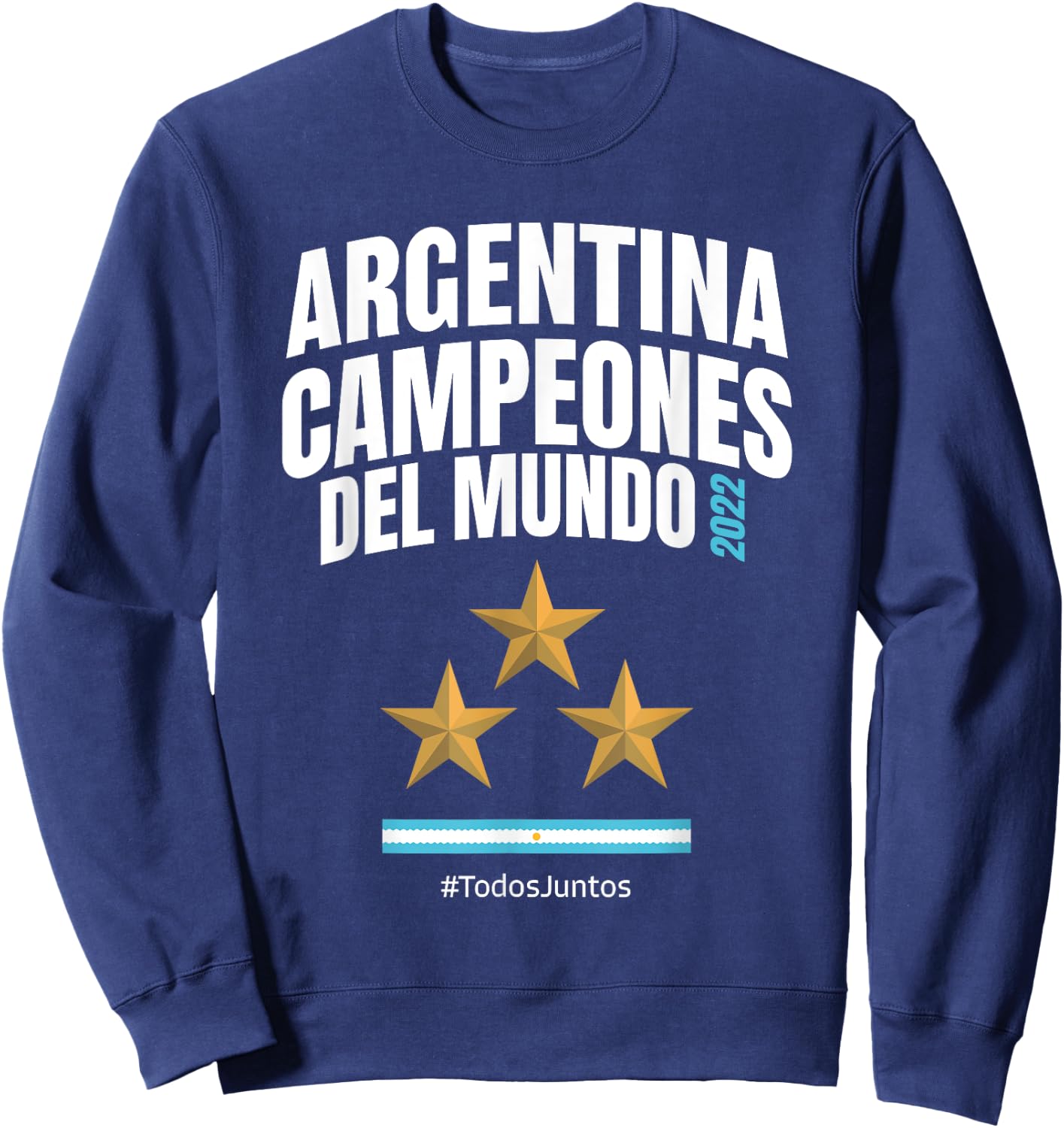 Argentina World Champion 2022 - Soccer fans-related products Sweatshirt - Sweatshirt | Navy