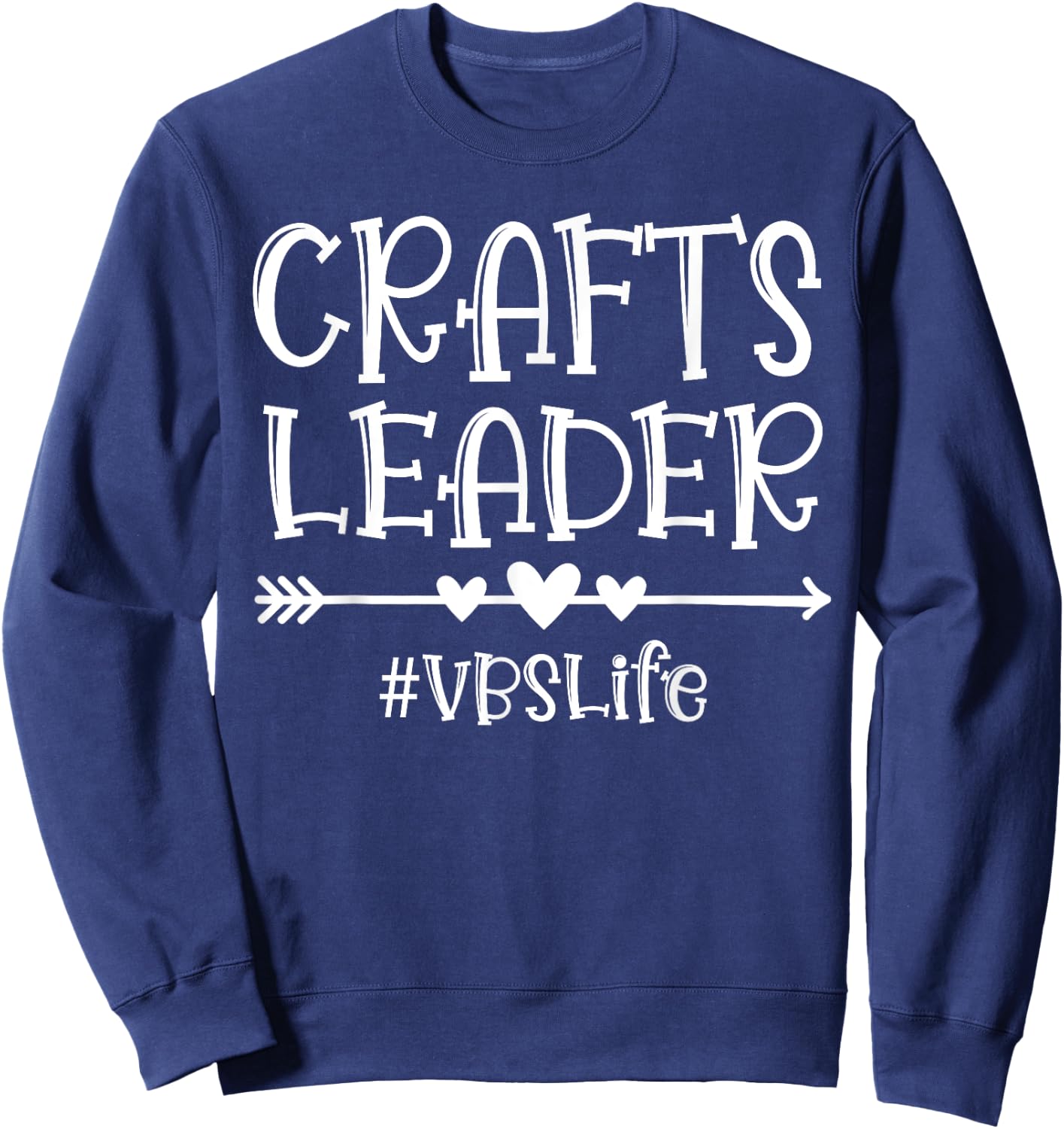 Crafts Leader VBS Squad A Bible School Sunday Group Matching Sweatshirt - Sweatshirt | Navy