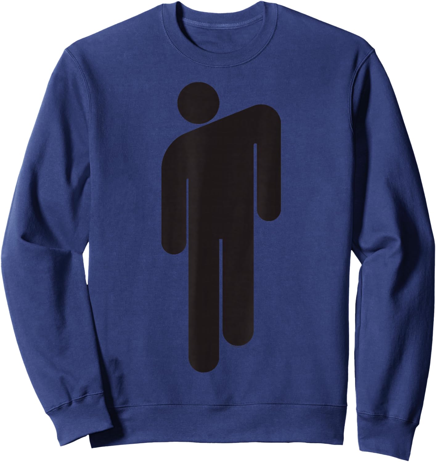 Billie Eilish Male Icons Music by Rock Off Sweatshirt - Sweatshirt | Navy