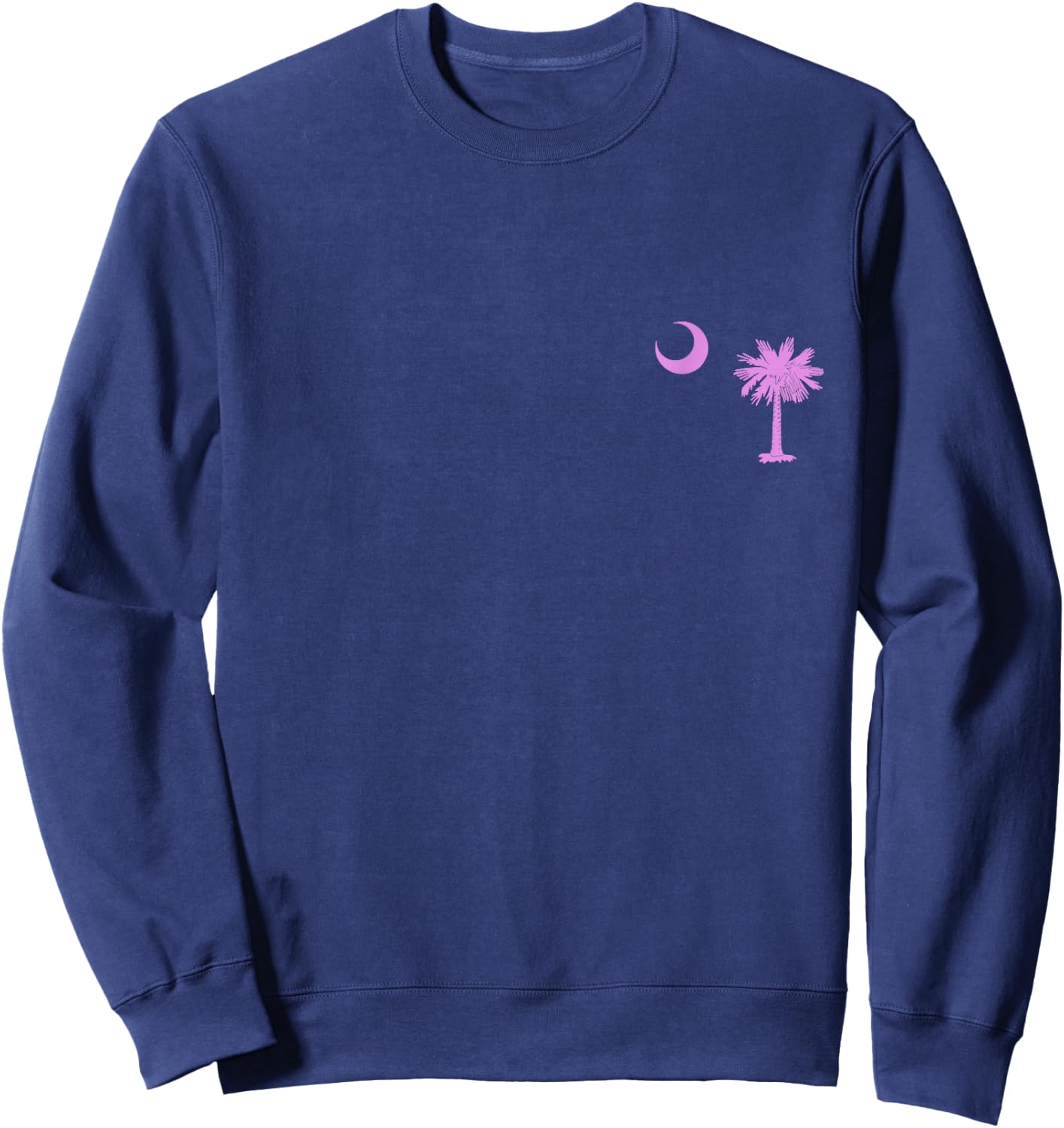 South Carolina Palmetto Moon SC Pride State Flag Sweatshirt - Sweatshirt | Navy