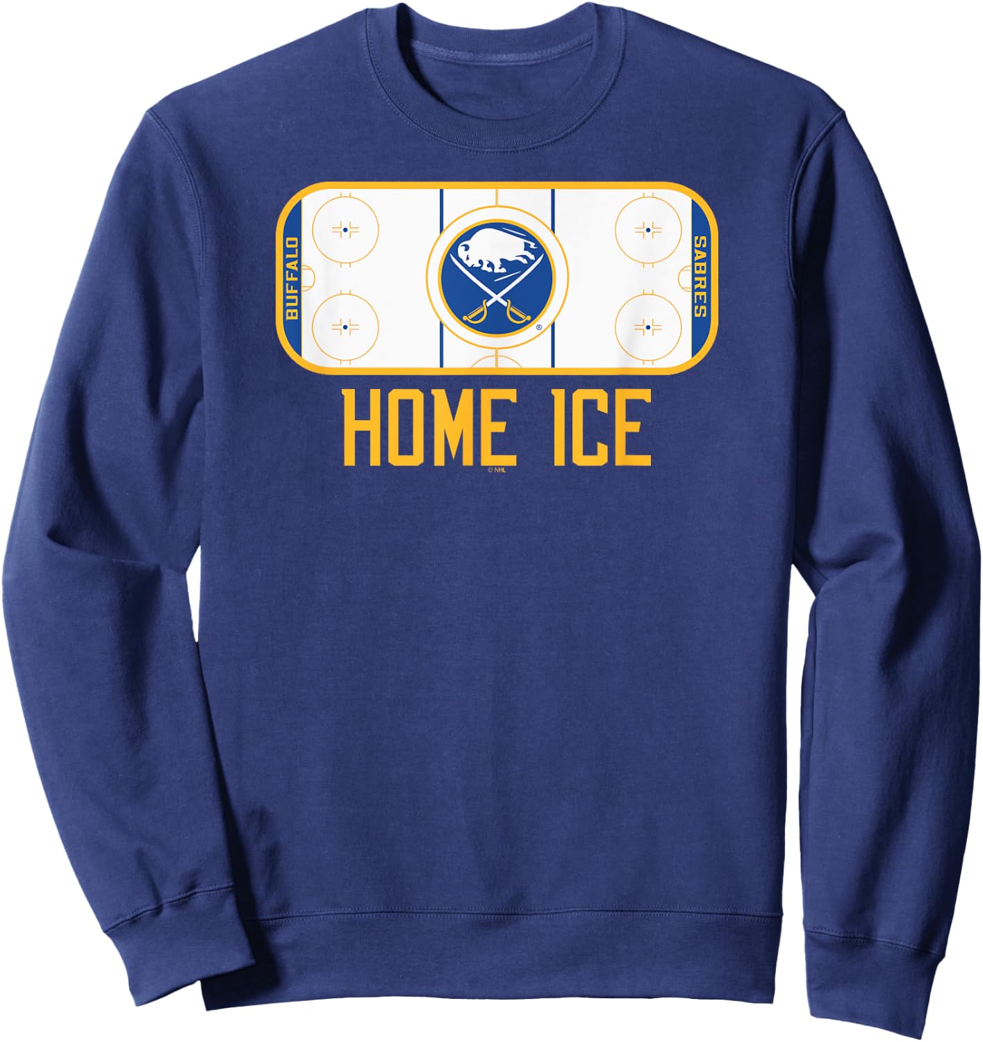 Buffalo Sabres Home Ice Black Officially Licensed Sweatshirt - Sweatshirt | Navy