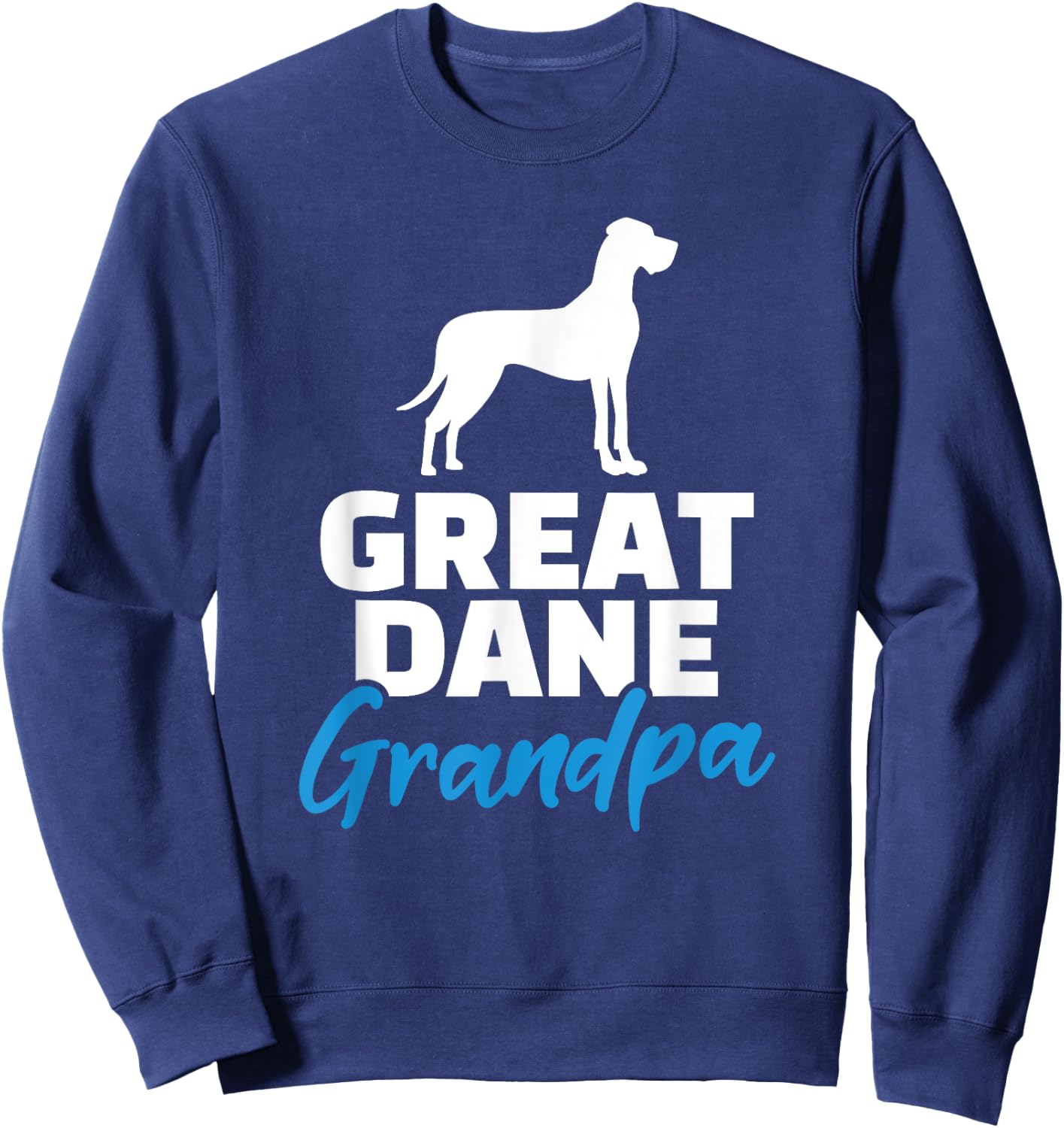 Great Dane Grandpa Sweatshirt - Sweatshirt | Navy
