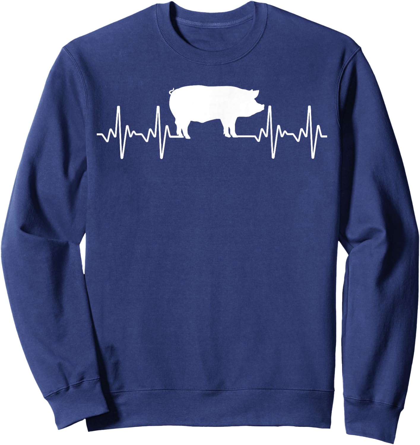 Cute Pig Design Women Kids Pig Farming Pig Lovers Sweatshirt - Sweatshirt | Navy