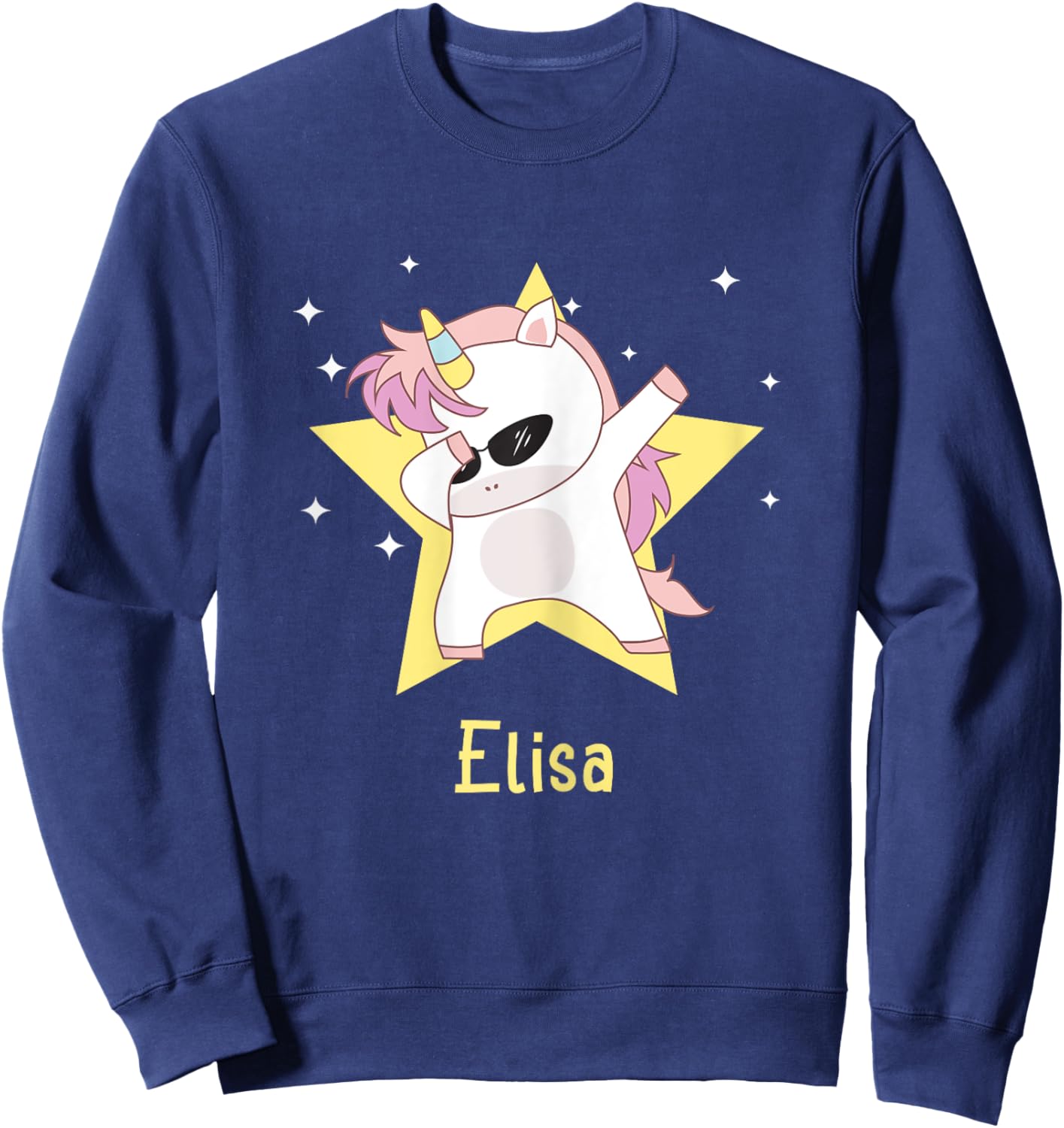 Elisa , Black, Female X-Small Sweatshirt - Sweatshirt | Navy