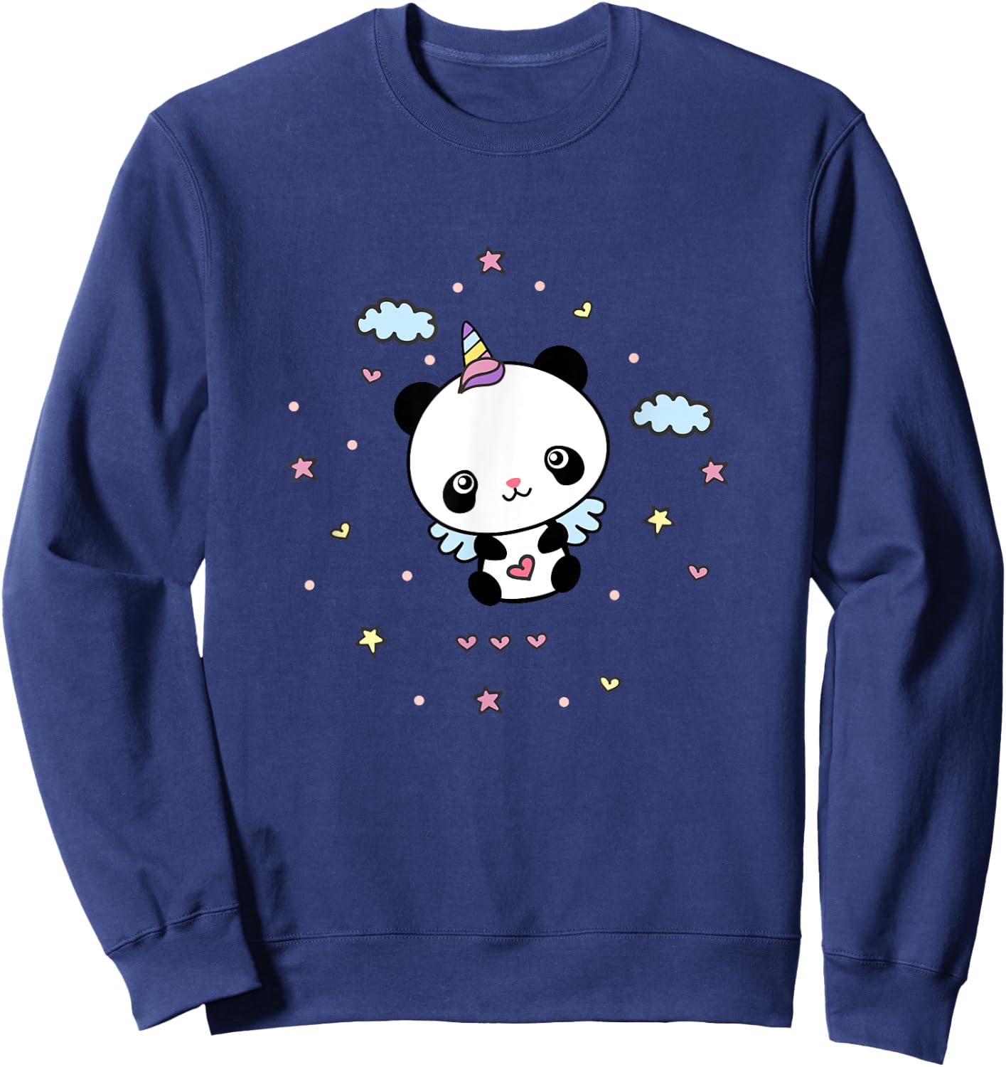 Pandicorn Unicorn Panda Pandacorn Unipanda Sweatshirt - Sweatshirt | Navy