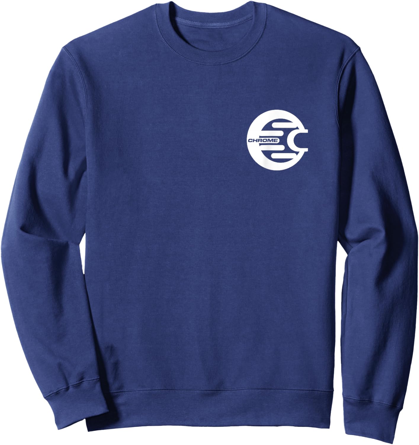 Chrome Pocket Logo Sweatshirt - Sweatshirt | Navy