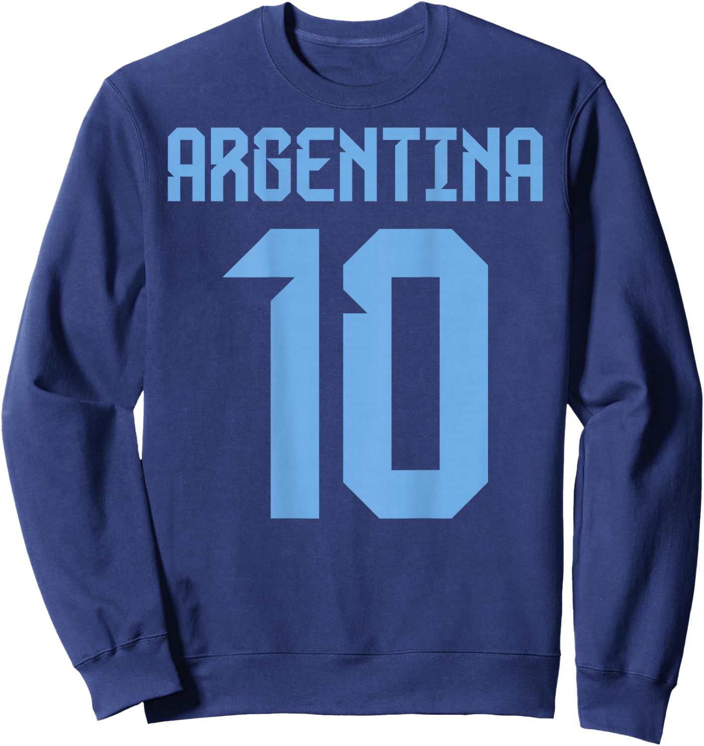 Argentina Argentinian national flag Soccer Jersey Football Sweatshirt - Sweatshirt | Navy
