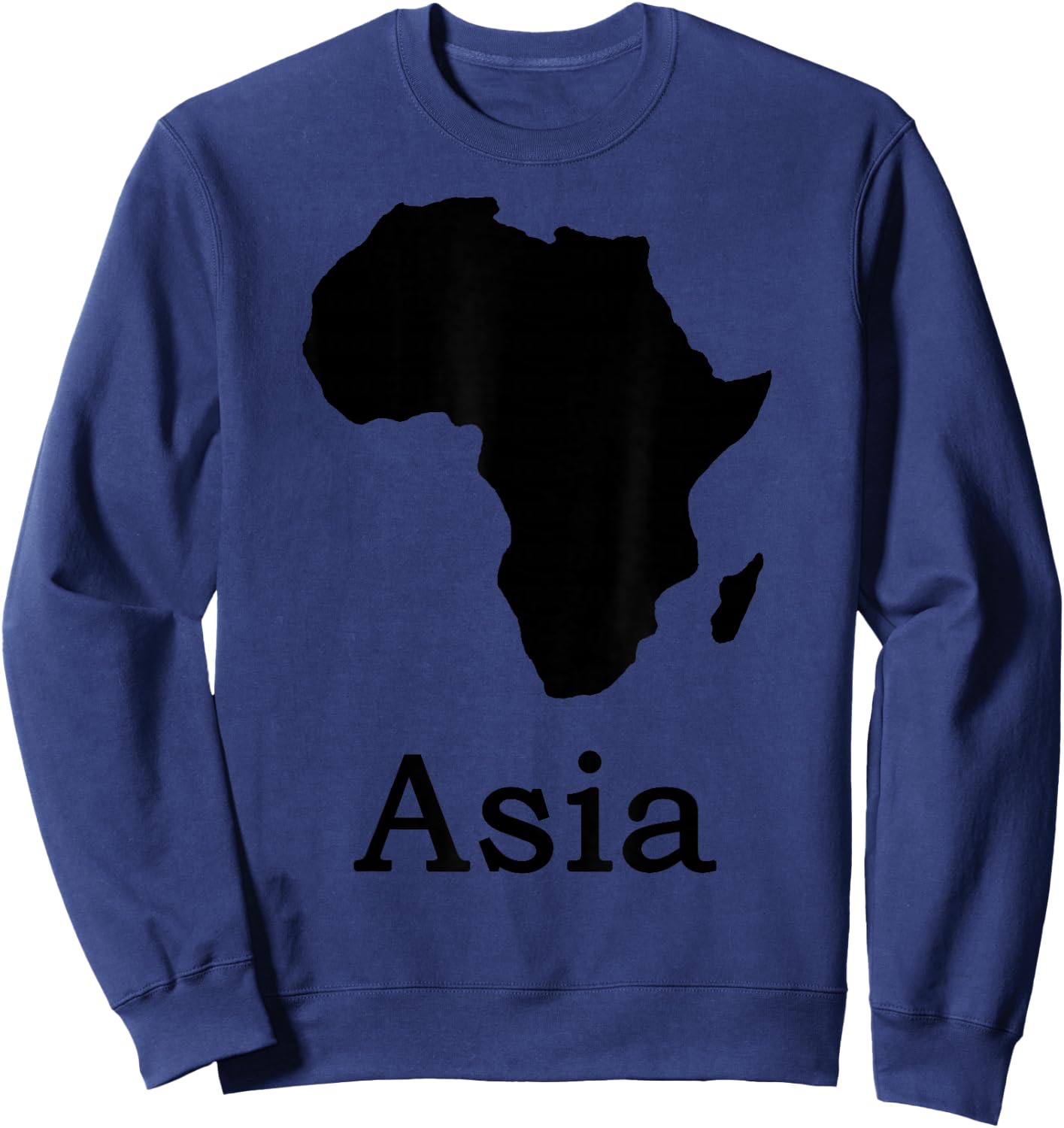 Lustiges Afrika Asia Sweatshirt - Sweatshirt | Navy