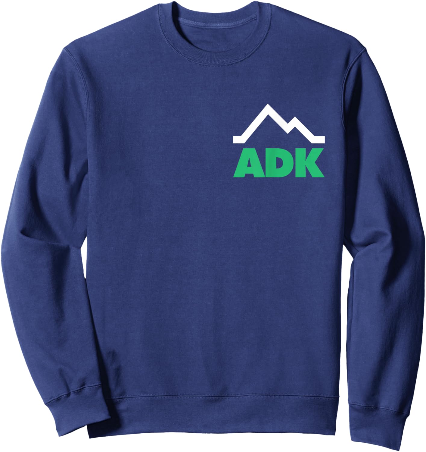 Adirondacks New York Vacation ADK Adirondacks New York Adirondack Mountains , , Black, Short Sleeve, Classic Fit, , Hiking, Mountain, Adult, Small Sweatshirt - Sweatshirt | Navy