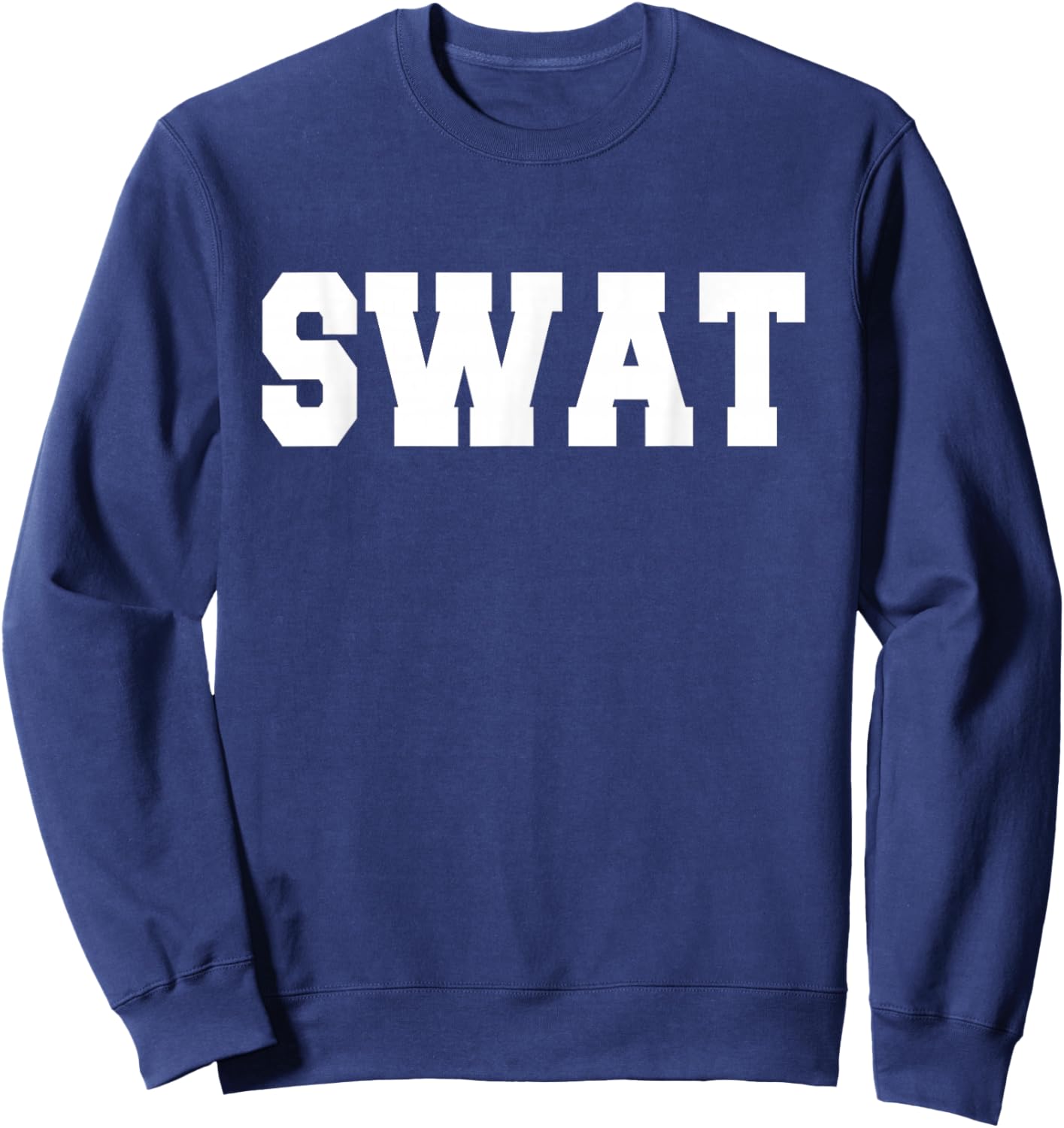 SWAT Halloween Adult & Kids Police Costume Sweatshirt - Sweatshirt | Navy