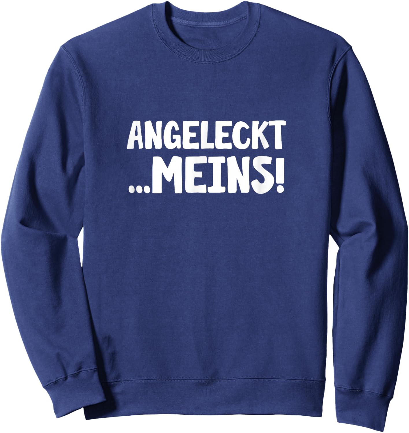 Anniversary Engagement for the Partner "Angeleck" Mein's , black Sweatshirt - Sweatshirt | Navy