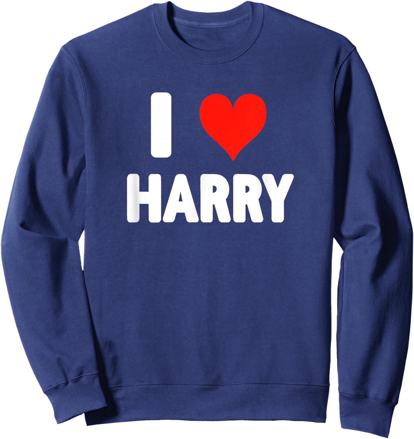I Love Harry - Herz Sweatshirt - Sweatshirt | Navy