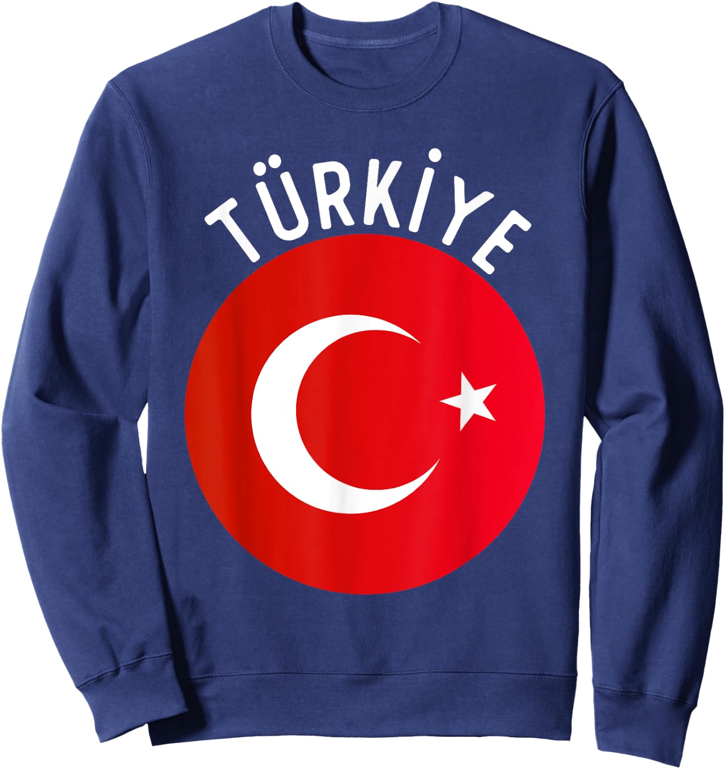 Turkey Country Turkish Flag For Kids Turkish Flag Girls Sweatshirt - Sweatshirt | Navy