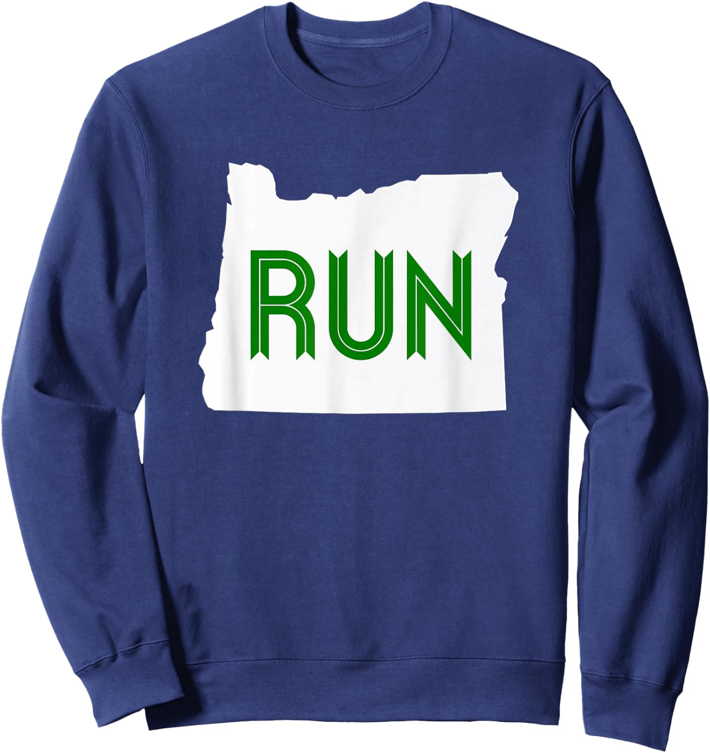 Run Oregon Shirt Sweatshirt - Sweatshirt | Navy