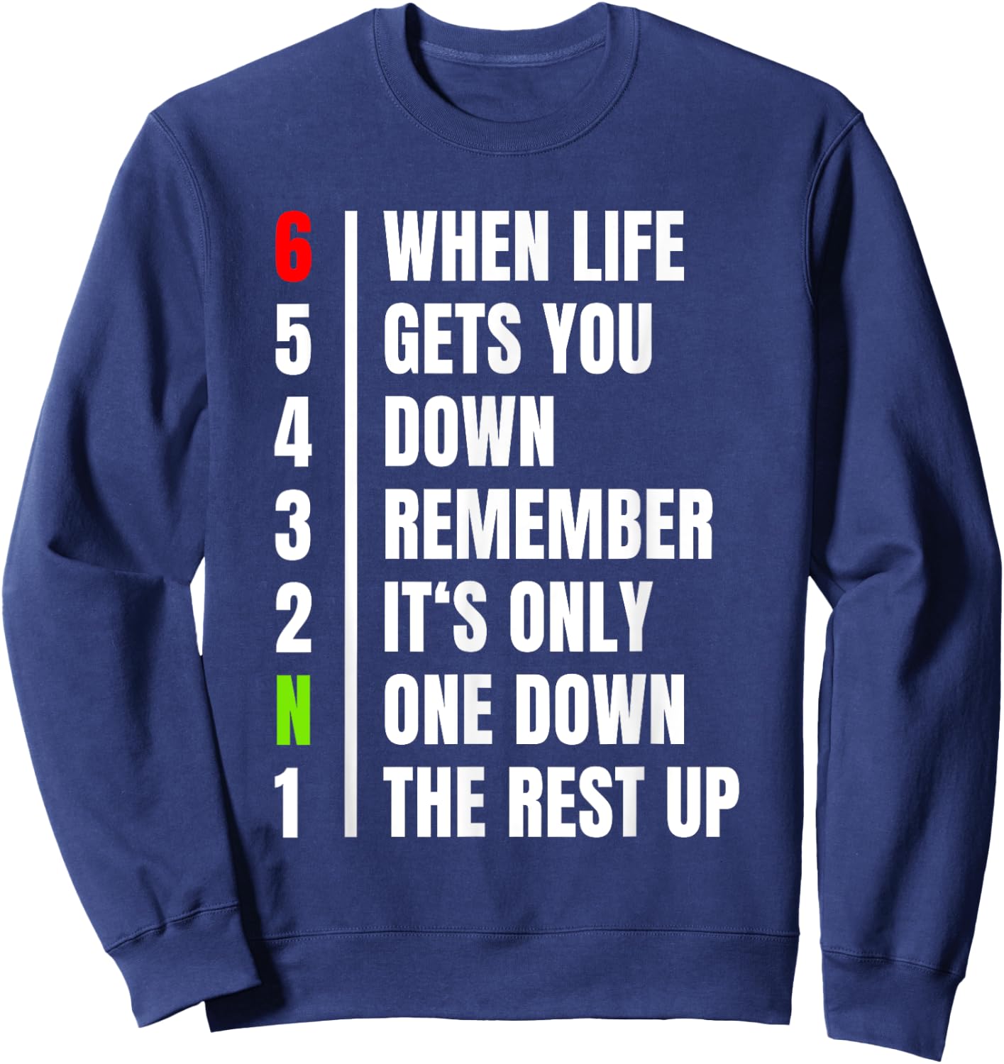 Motorbike Gears Joke | Biker Motorcycle Rider Sweatshirt - Sweatshirt | Navy