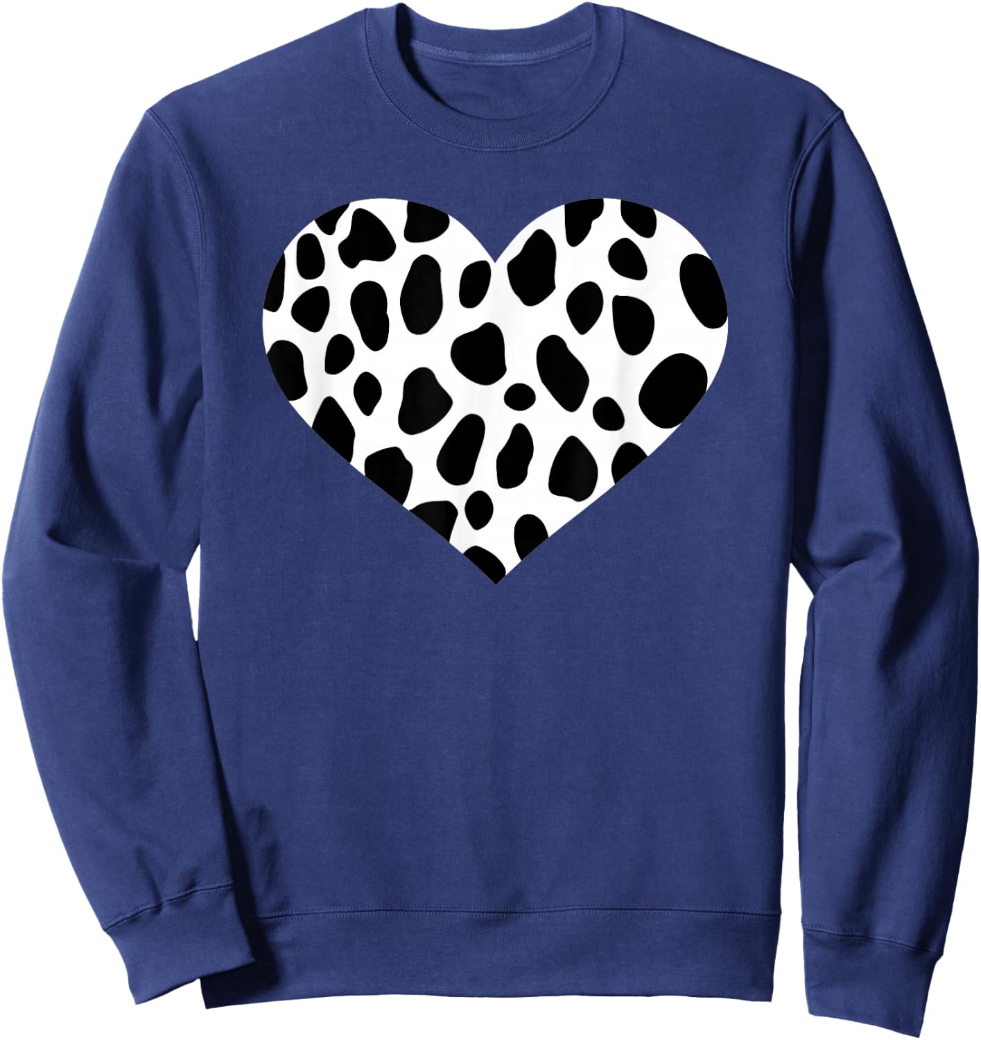 Dalmatian Heart Sweatshirt - Sweatshirt | Navy