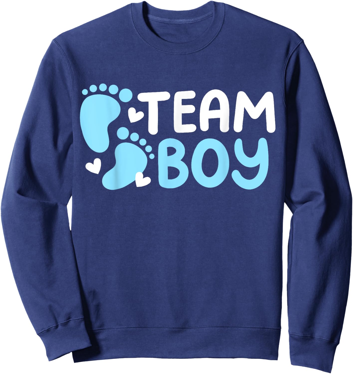 Gender Reveal Party Team Boy Sweatshirt - Sweatshirt | Navy
