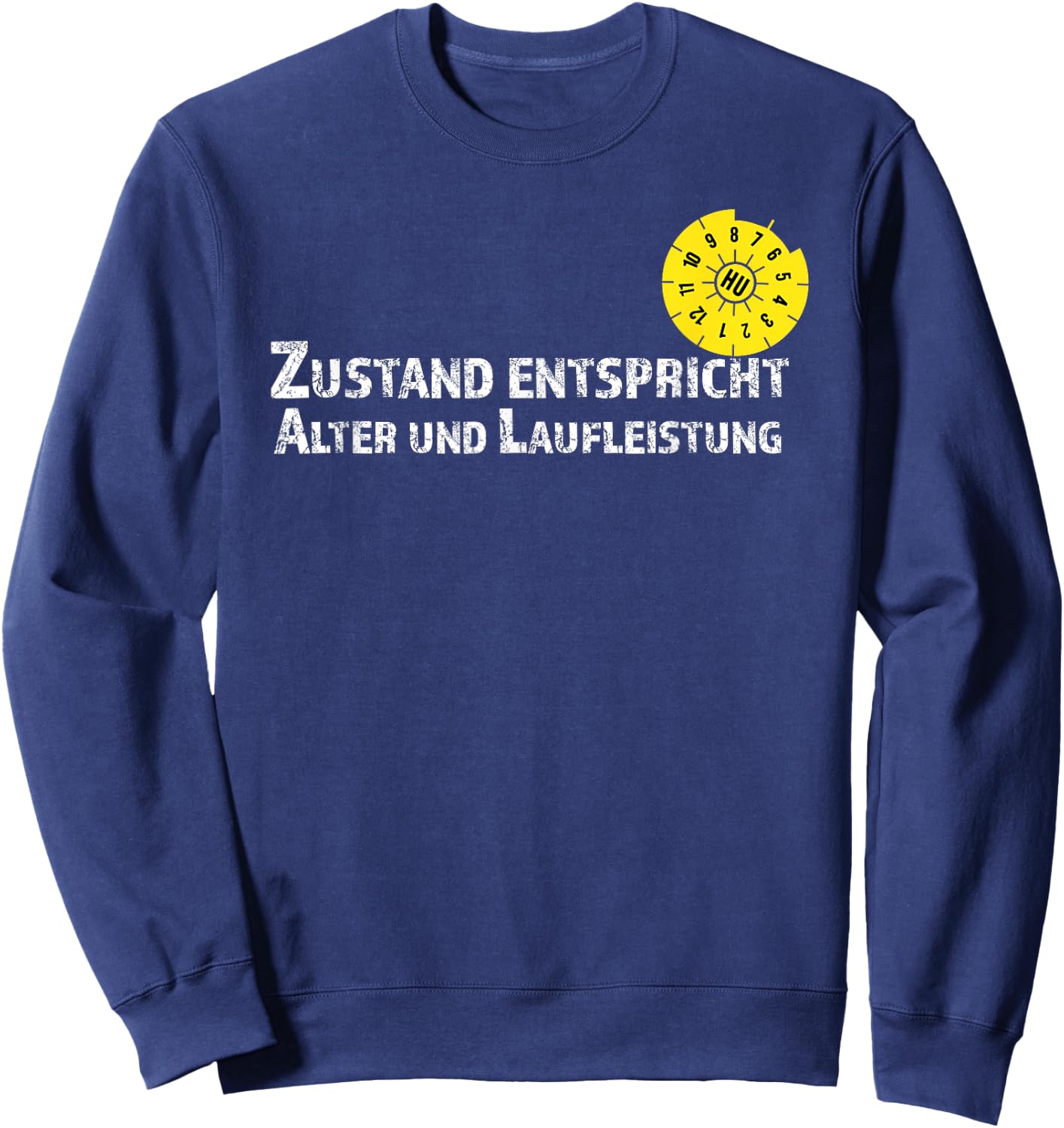 TÜV Condition Complies with Age , black Sweatshirt - Sweatshirt | Navy