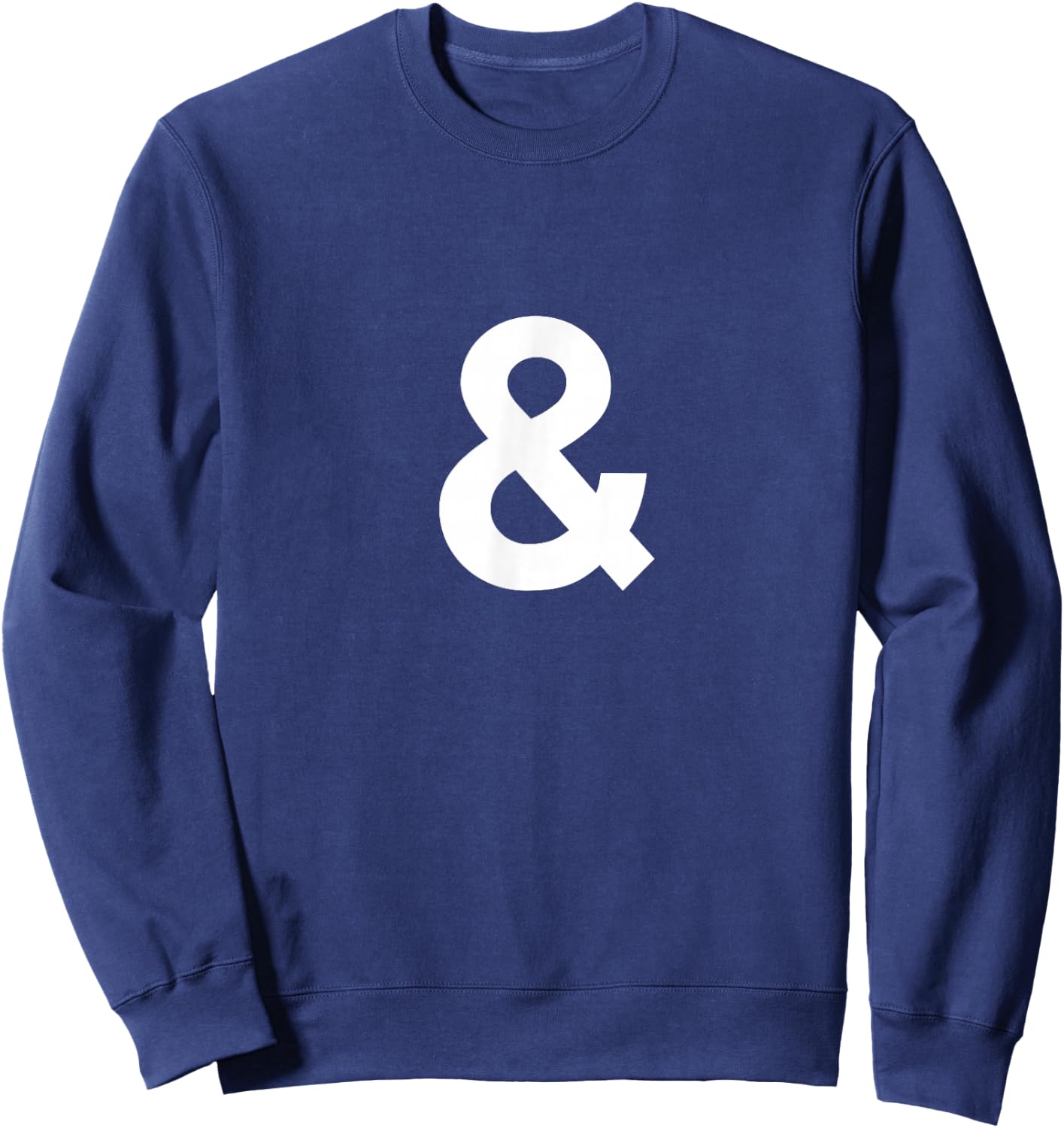 And Sign & Ampersand Symbol Sweatshirt - Sweatshirt | Navy