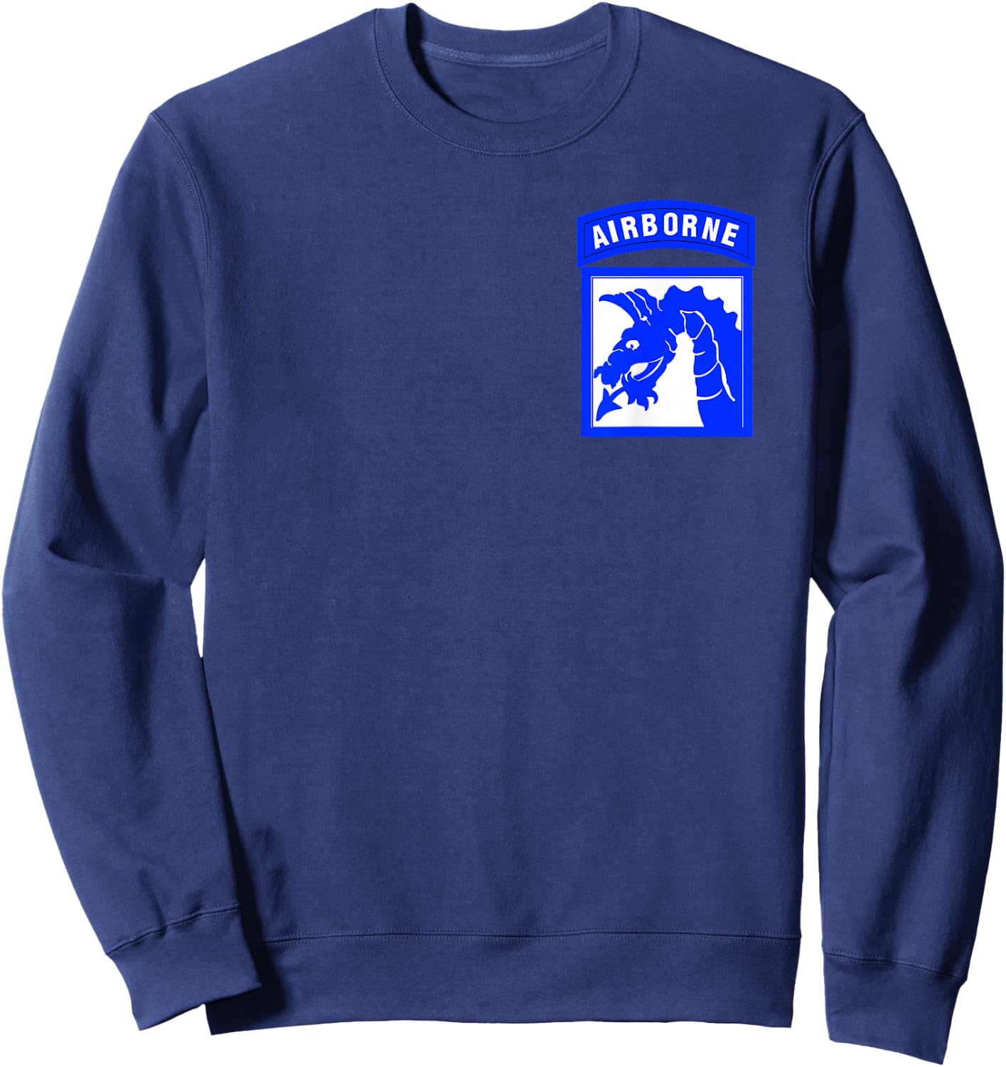18th Airborne Corps Patch - XVIII ABN Corps Sweatshirt - Sweatshirt | Navy