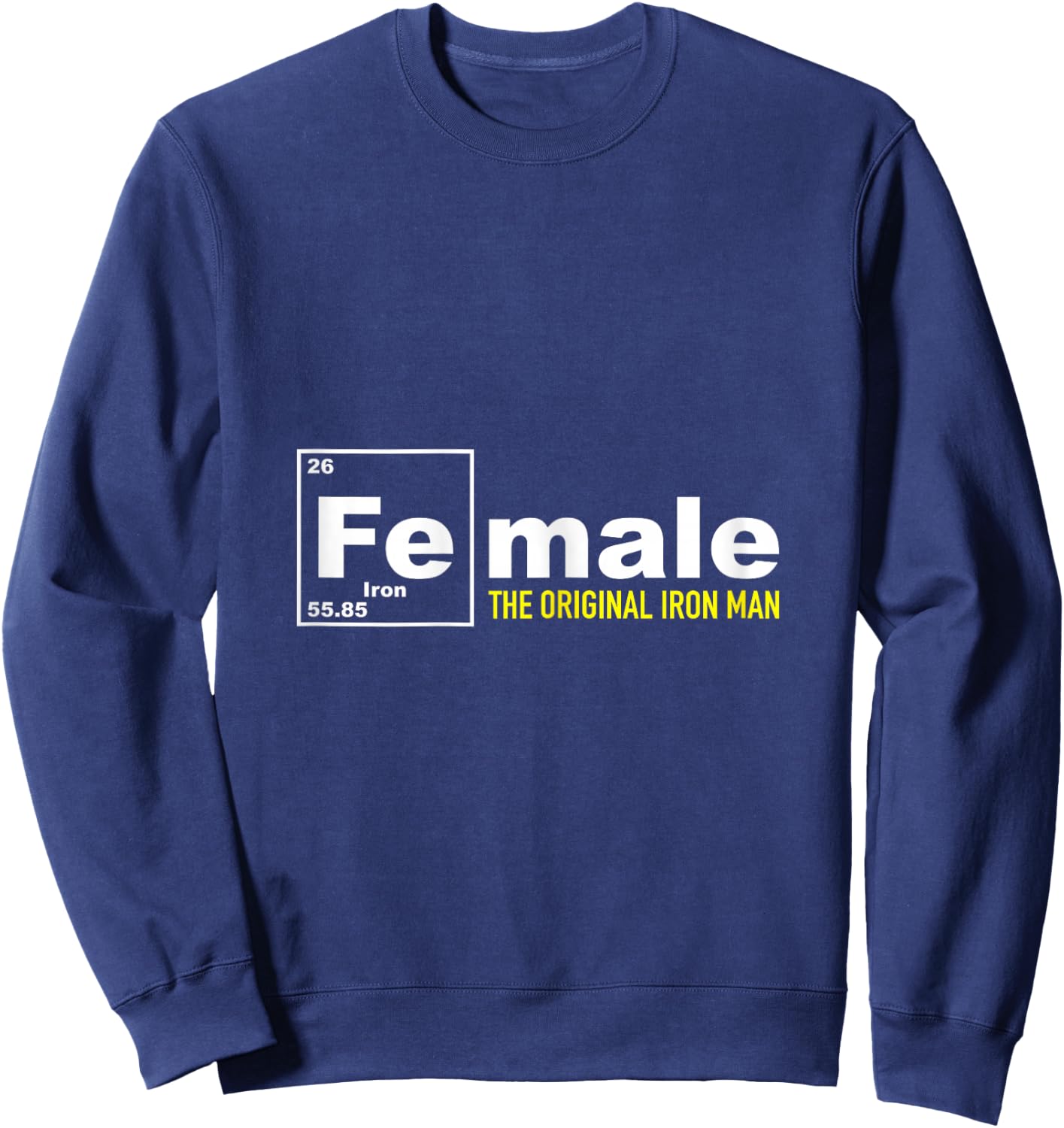 Flex Design Co. Iron Man Shirt, Iron Woman Shirt, Black , Women's Superhero , X-Small, Black, Short Sleeve Sweatshirt - Sweatshirt | Navy