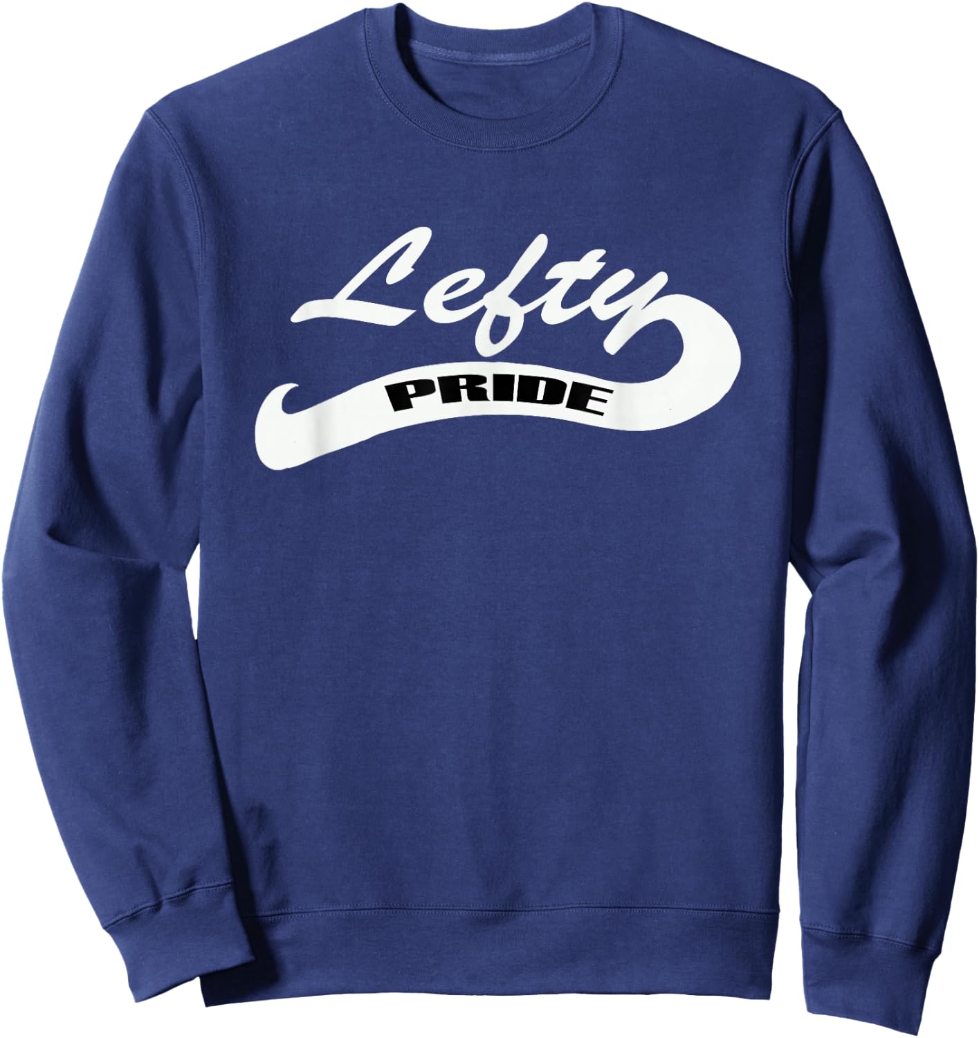 Lefty Pride Baseball Style Sweatshirt - Sweatshirt | Navy
