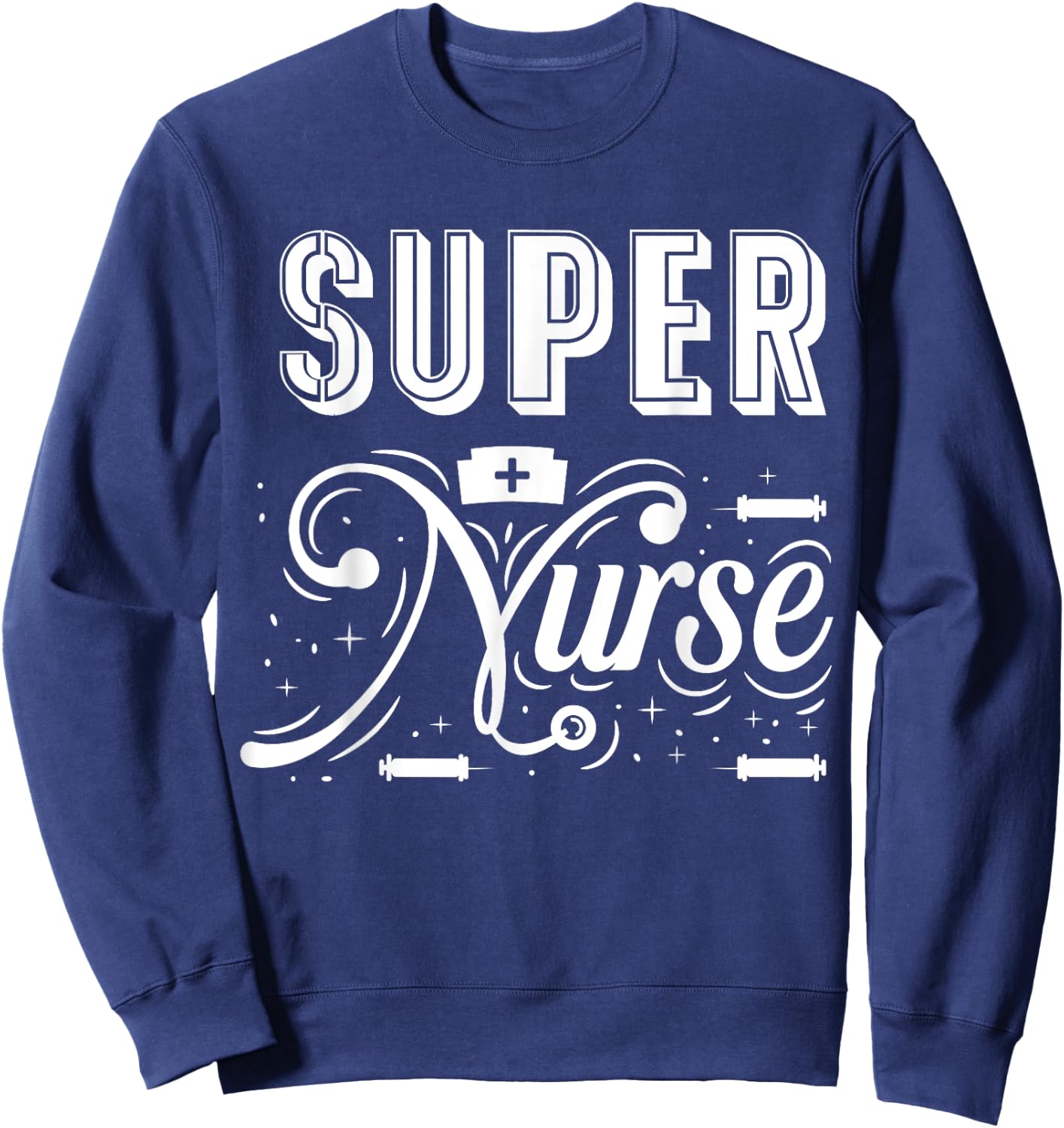 Super Nurse Sweatshirt - Sweatshirt | Navy