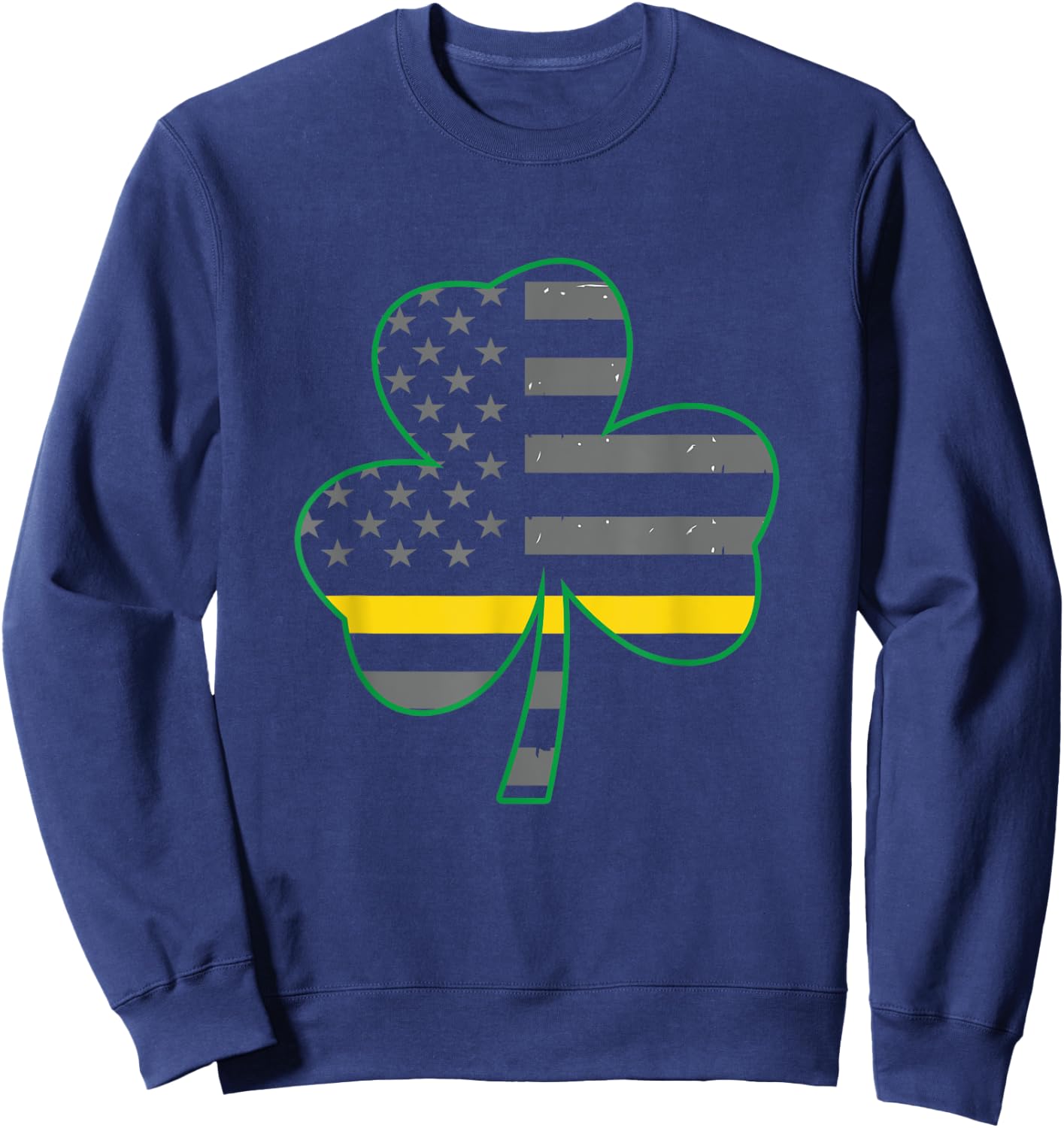911 Dispatcher Is Lucky Charm St Patricks Day Irish Shamrock Sweatshirt - Sweatshirt | Navy