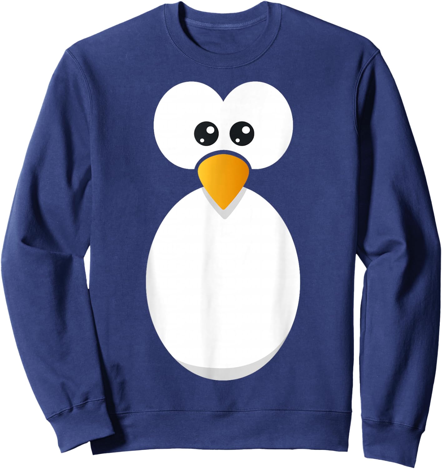 Penguin Costume Children Adults Women Men Animal Costume , black Sweatshirt - Sweatshirt | Navy