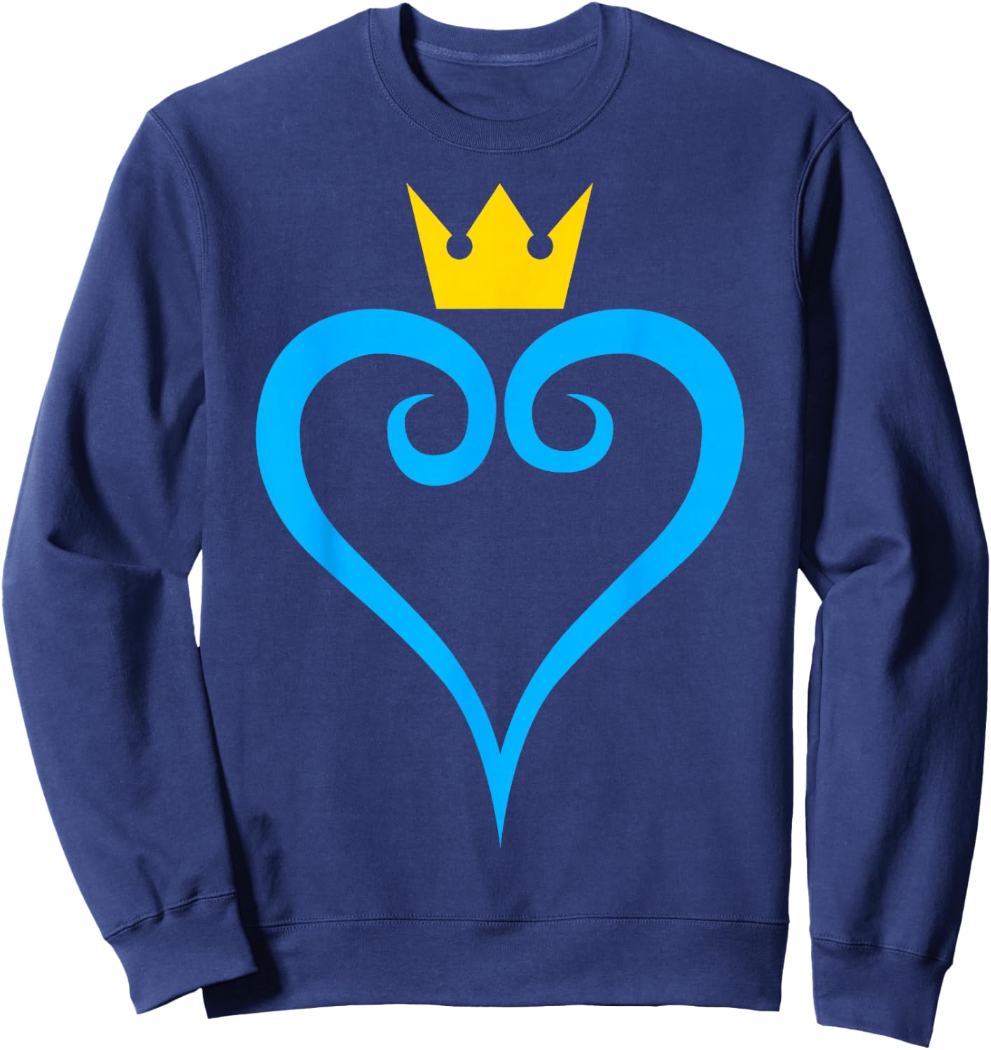Disney Kingdom Hearts Heart Symbol Sweatshirt - Sweatshirt | Navy