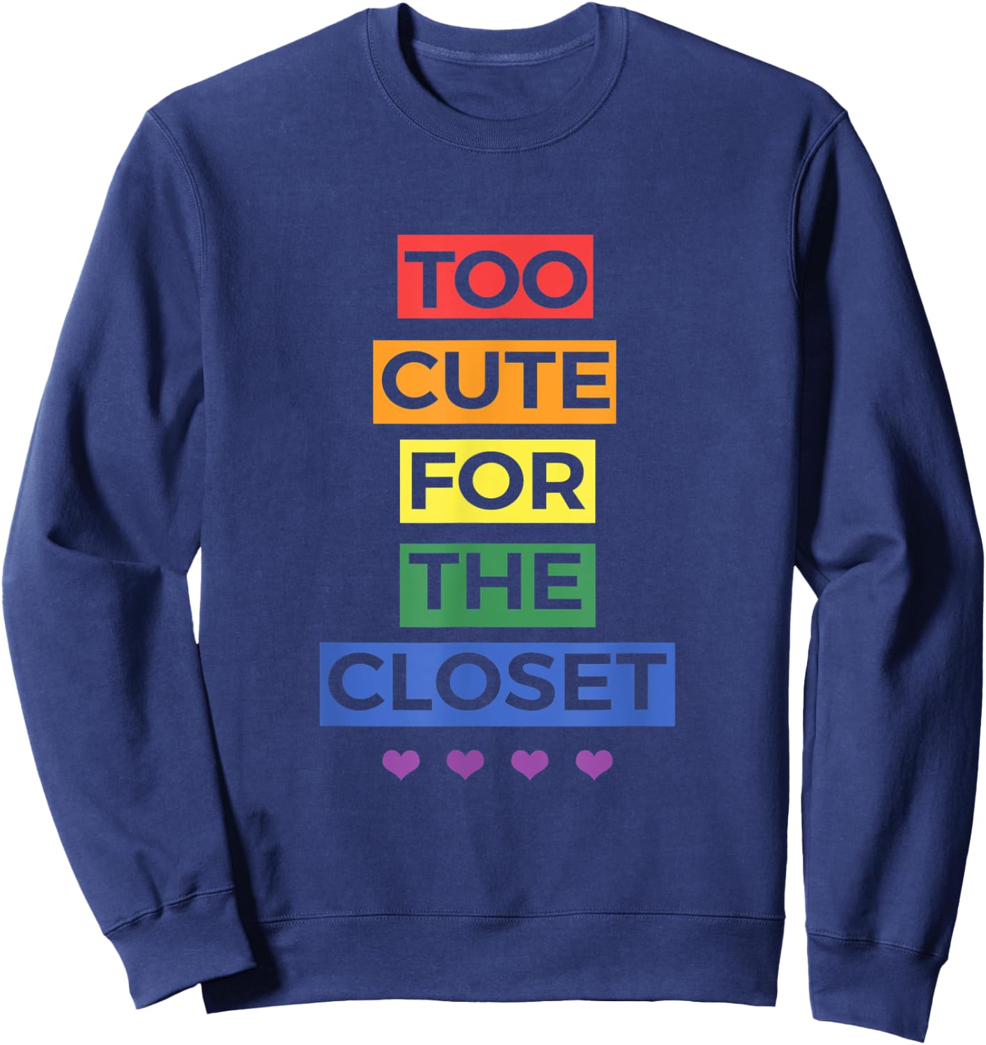 Too Cute For The Closet Sweatshirt - Sweatshirt | Navy