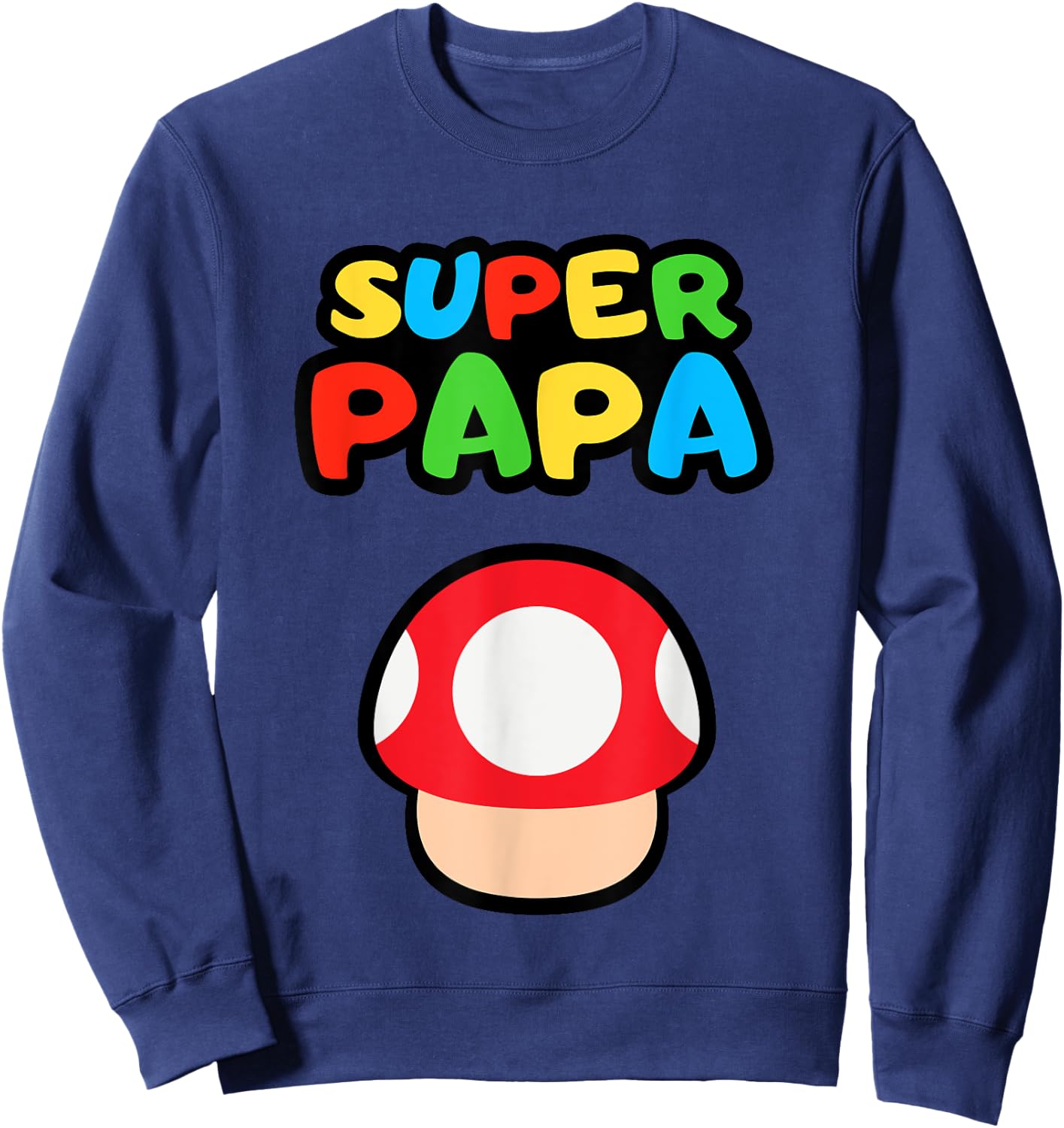 Pilz Super Papa Sweatshirt - Sweatshirt | Navy