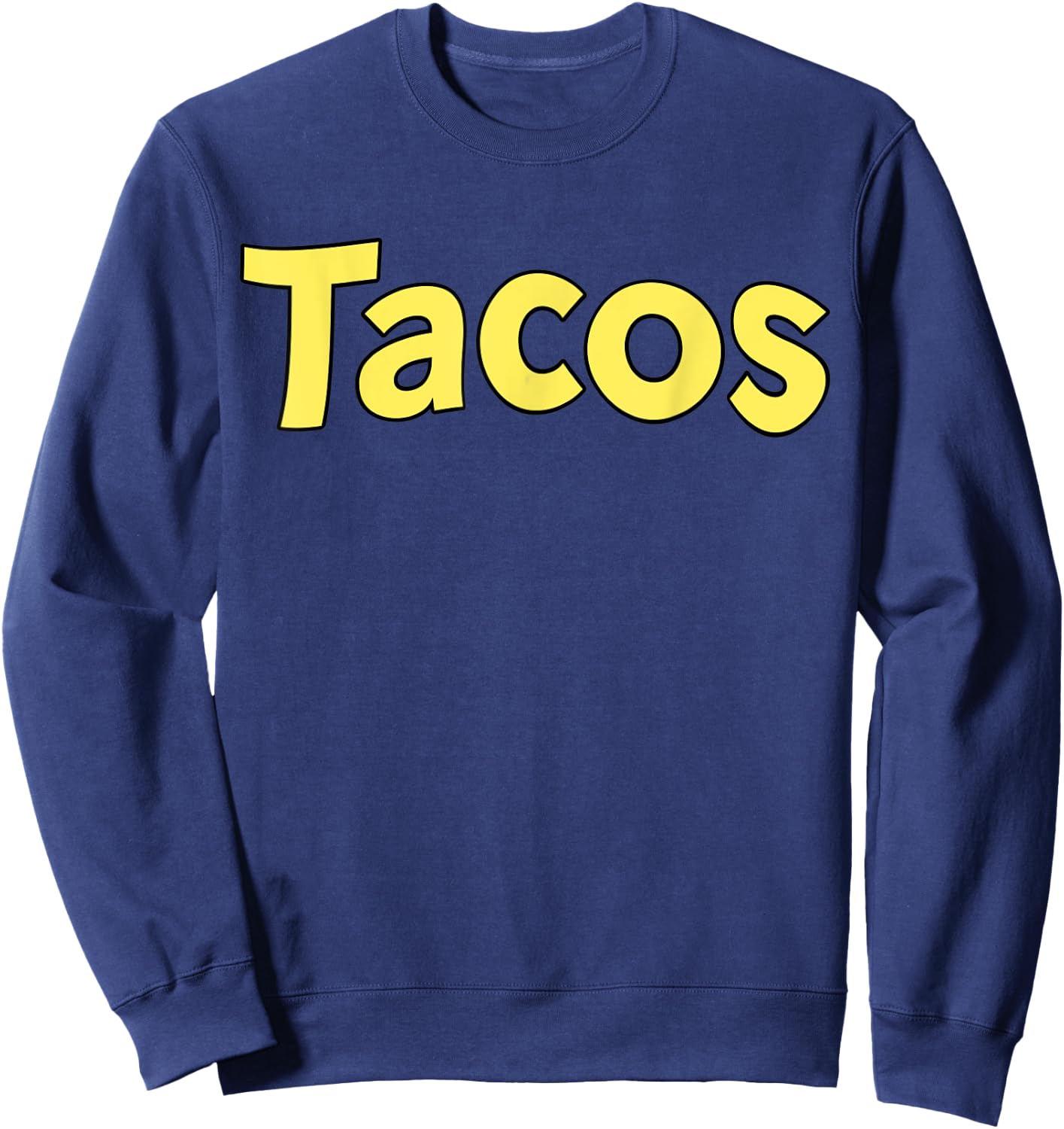 Tacos Funny Anime Manga Sweatshirt - Sweatshirt | Navy