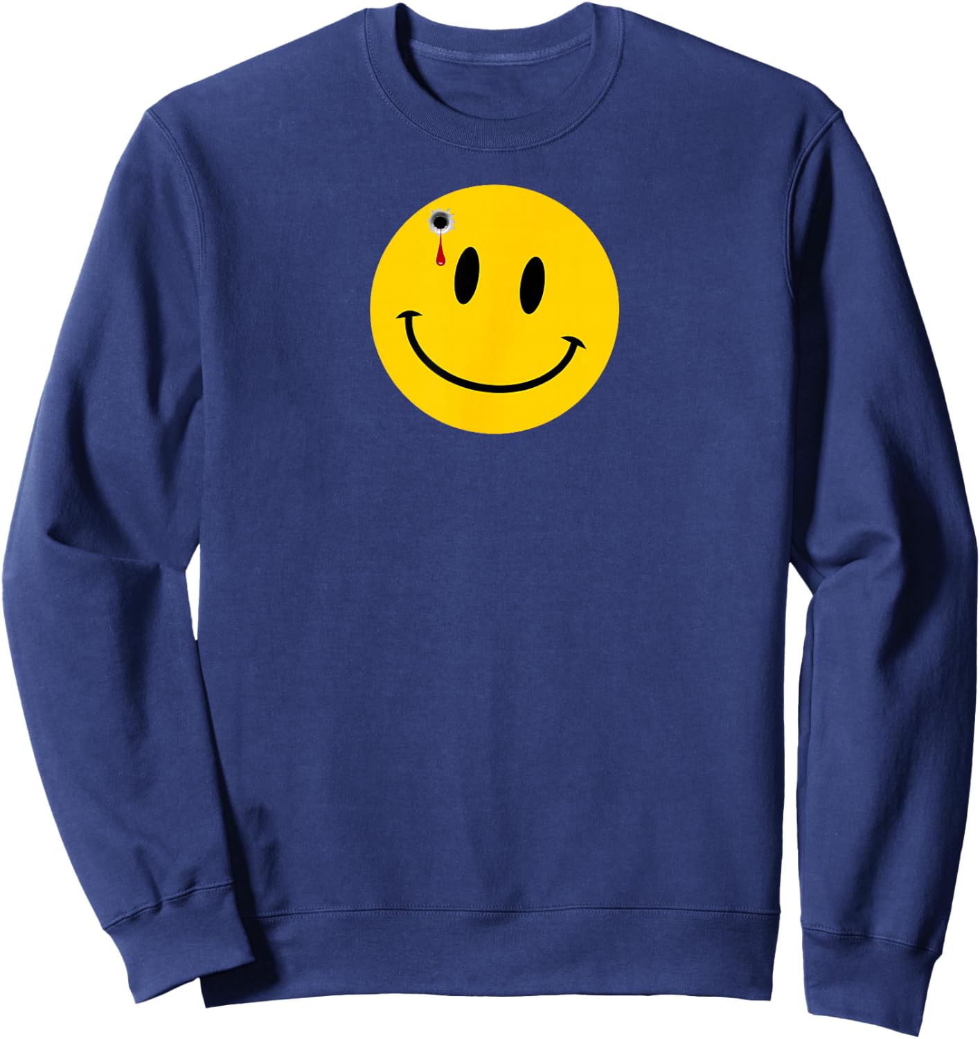 Bullet Hole Comedian’s Badge Sweatshirt - Sweatshirt | Navy