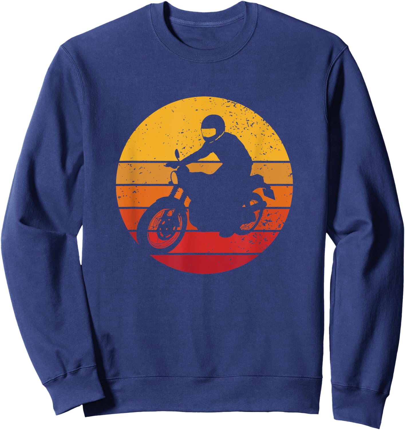 Vintage Motorcycle Sweatshirt - Sweatshirt | Navy