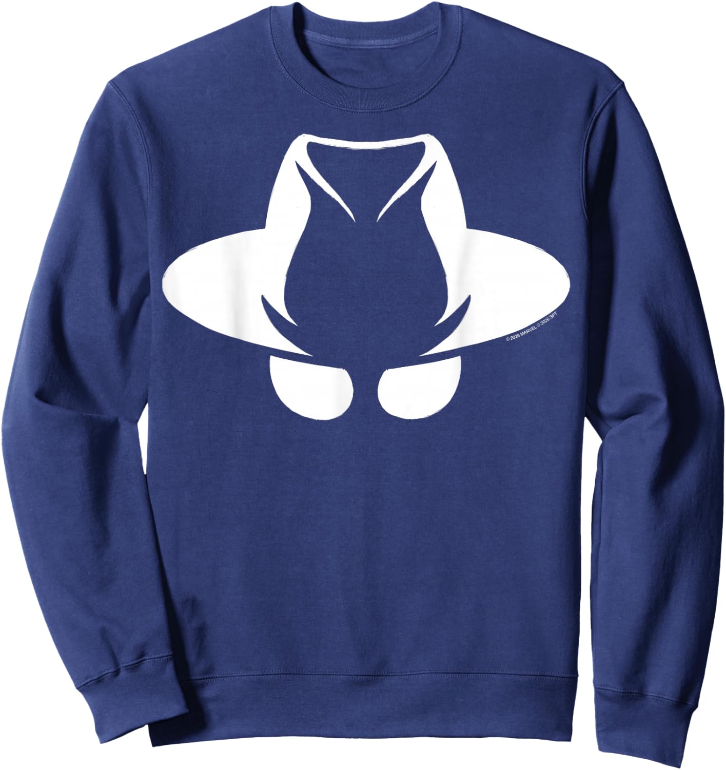 Marvel Spider-Noir Series Spider-Noir Hat & Eyes Silhouette Sweatshirt - Sweatshirt | Navy