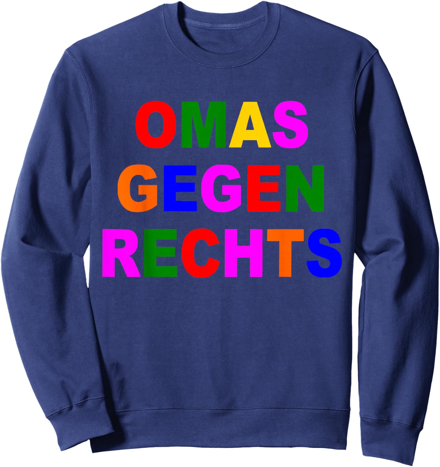 OMAS GEGEN RECHTS , black Sweatshirt - Sweatshirt | Navy
