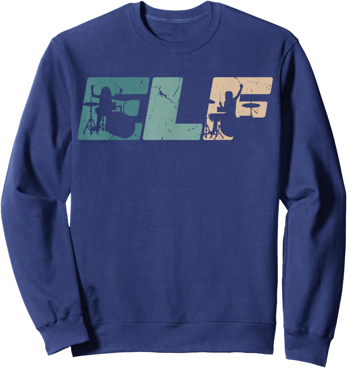 Schlagzeuger 11 Jahre | Drummer | 11. Geburtstag Junge Sweatshirt - Sweatshirt | Navy