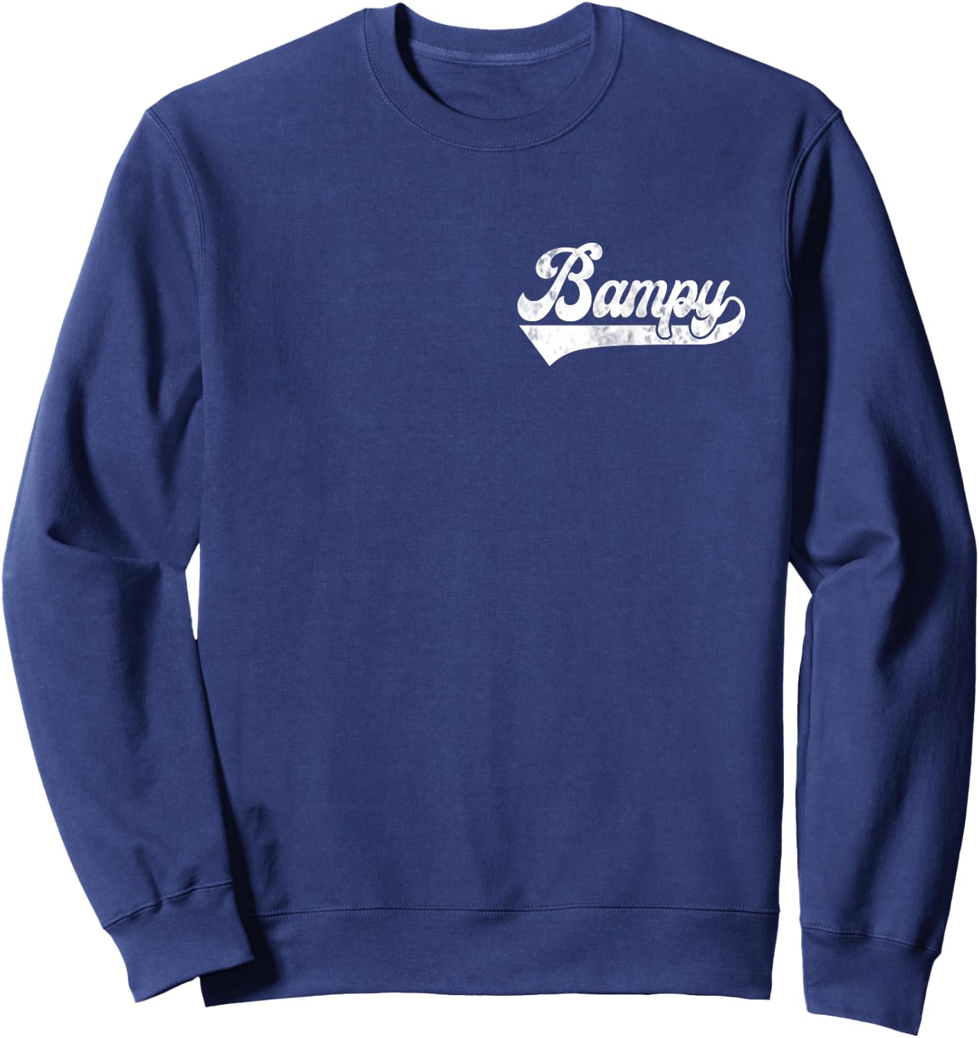 Bampy Vintage Retro Father's Day for Papa Grandpa Sweatshirt - Sweatshirt | Navy