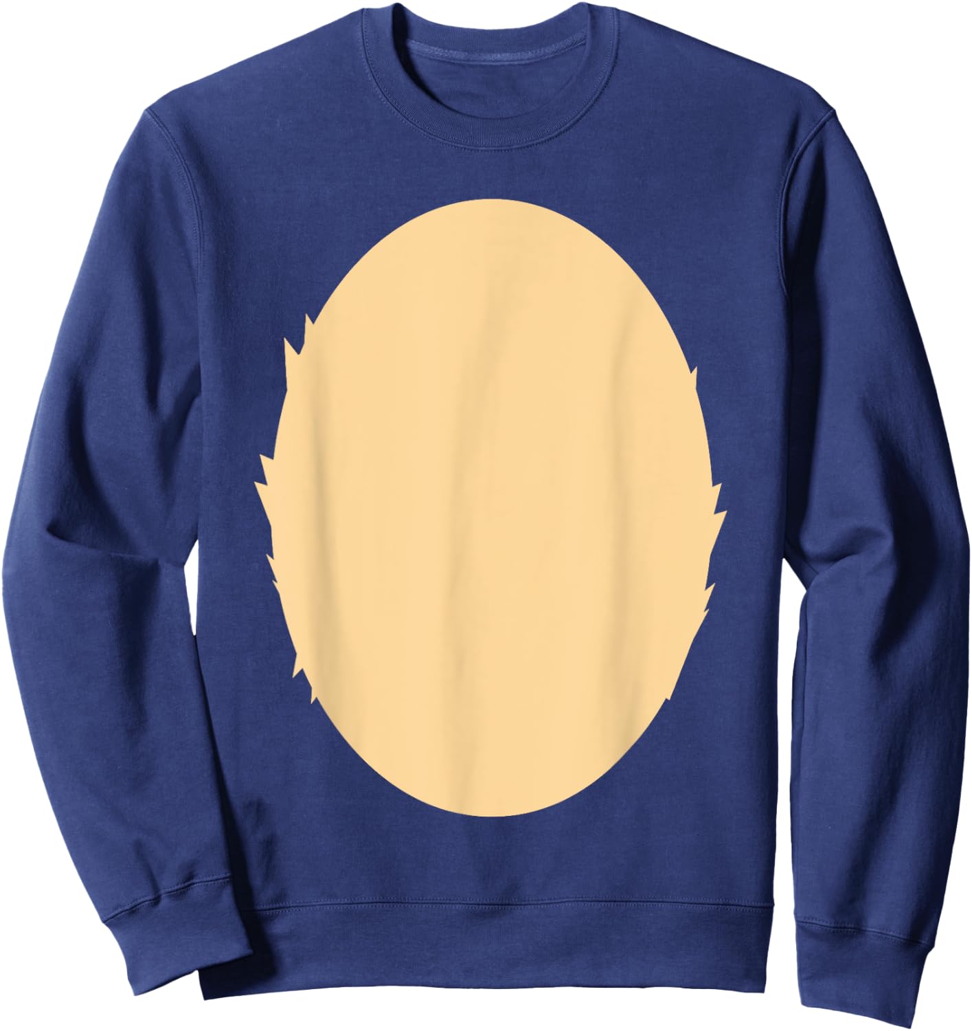 Bear Belly Lazy Halloween Easy Costume Funny Halloween Sweatshirt - Sweatshirt | Navy