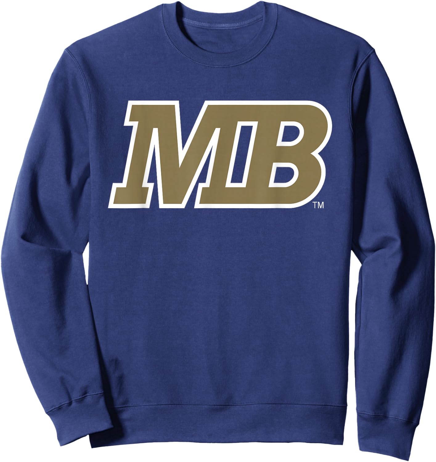 Cal State Monterey Bay Block MB Logo Sweatshirt - Sweatshirt | Navy