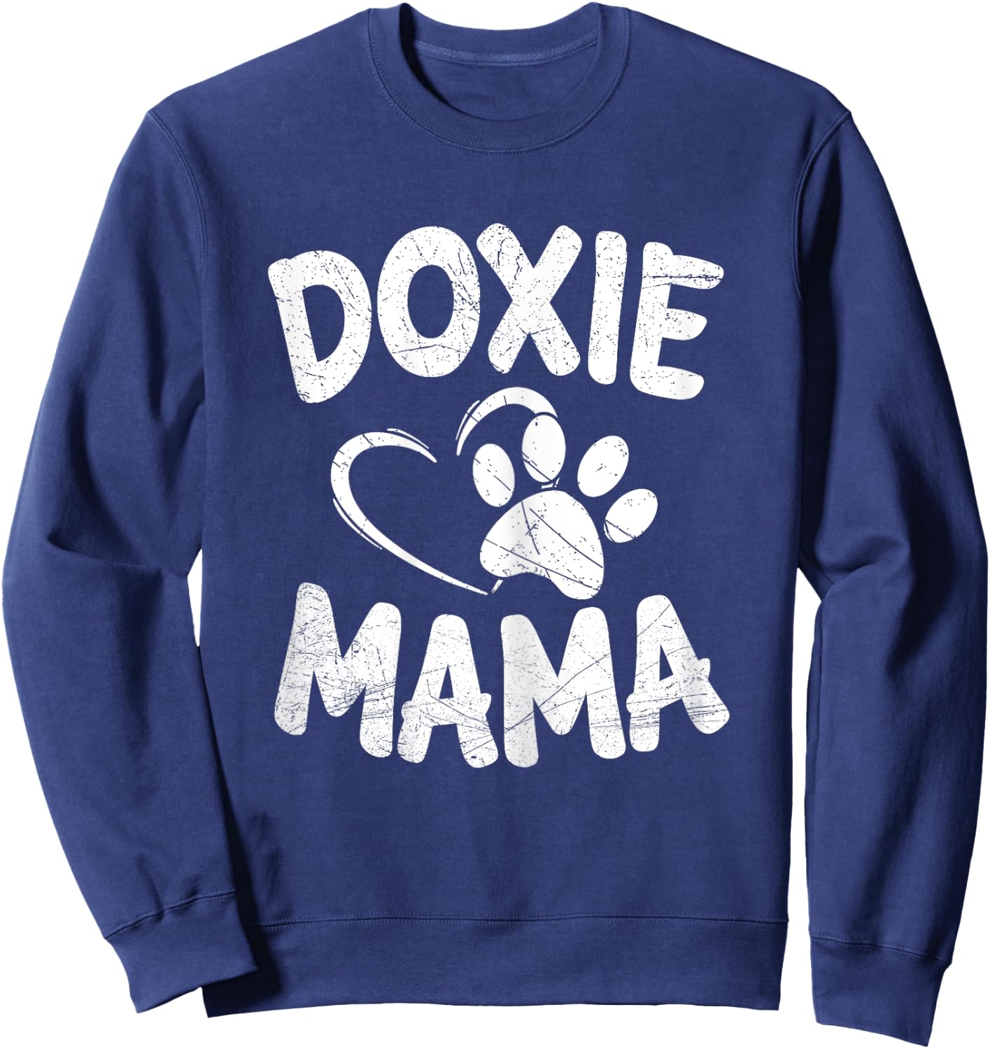 Doxie Mama Dog Mom Dachshund Weiner Owner Gifts Women Sweatshirt - Sweatshirt | Navy