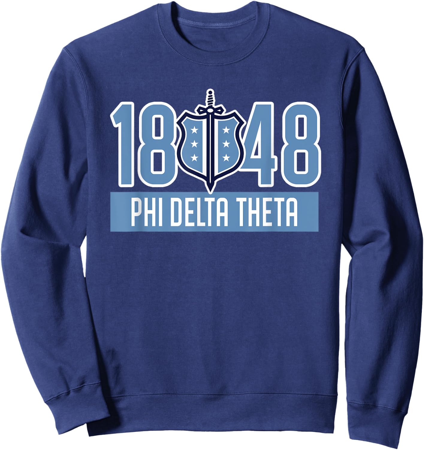 Phi Delta Theta Fraternity Phi Delts Est.1848 Phis Sweatshirt - Sweatshirt | Navy