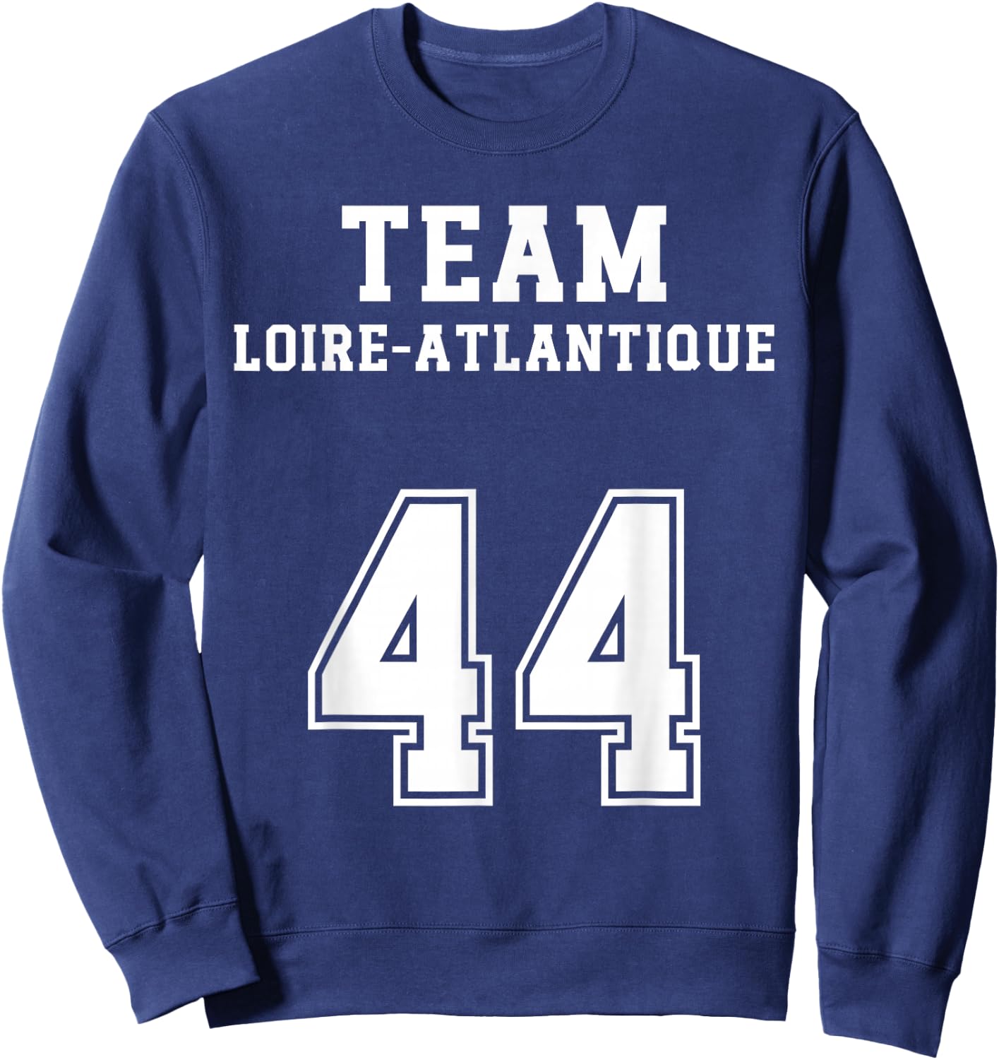 Loire-Atlantique Humour Team Pays de la Loire Region Nantes , Black, S Sweatshirt - Sweatshirt | Navy