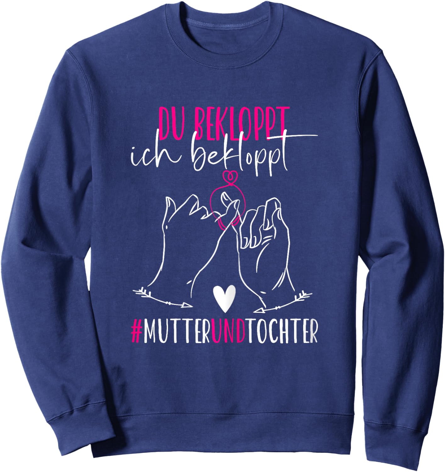 Partner look Mother Daughter Family Mum Daughter Outfit , black, s Sweatshirt - Sweatshirt | Navy